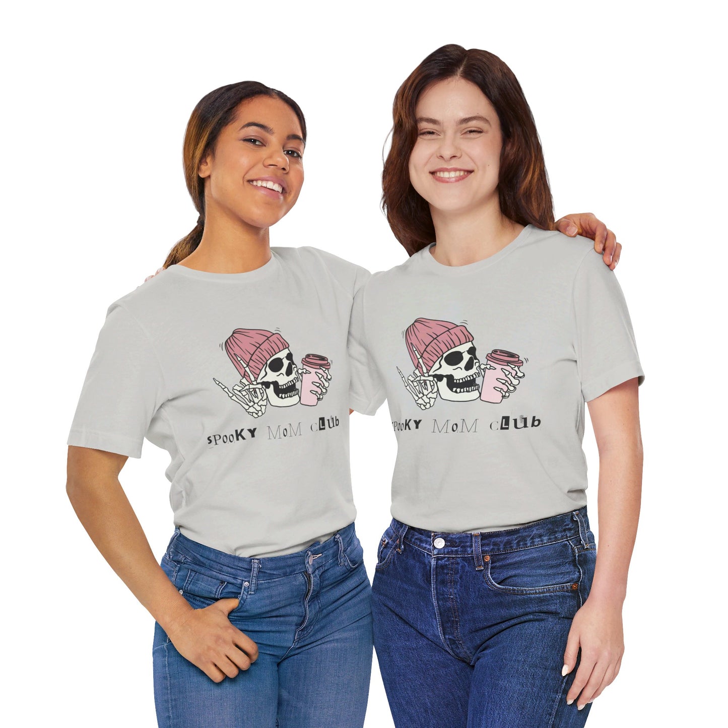 Spooky Mom Club Tshirt - Unisex Jersey Short Sleeve Tee