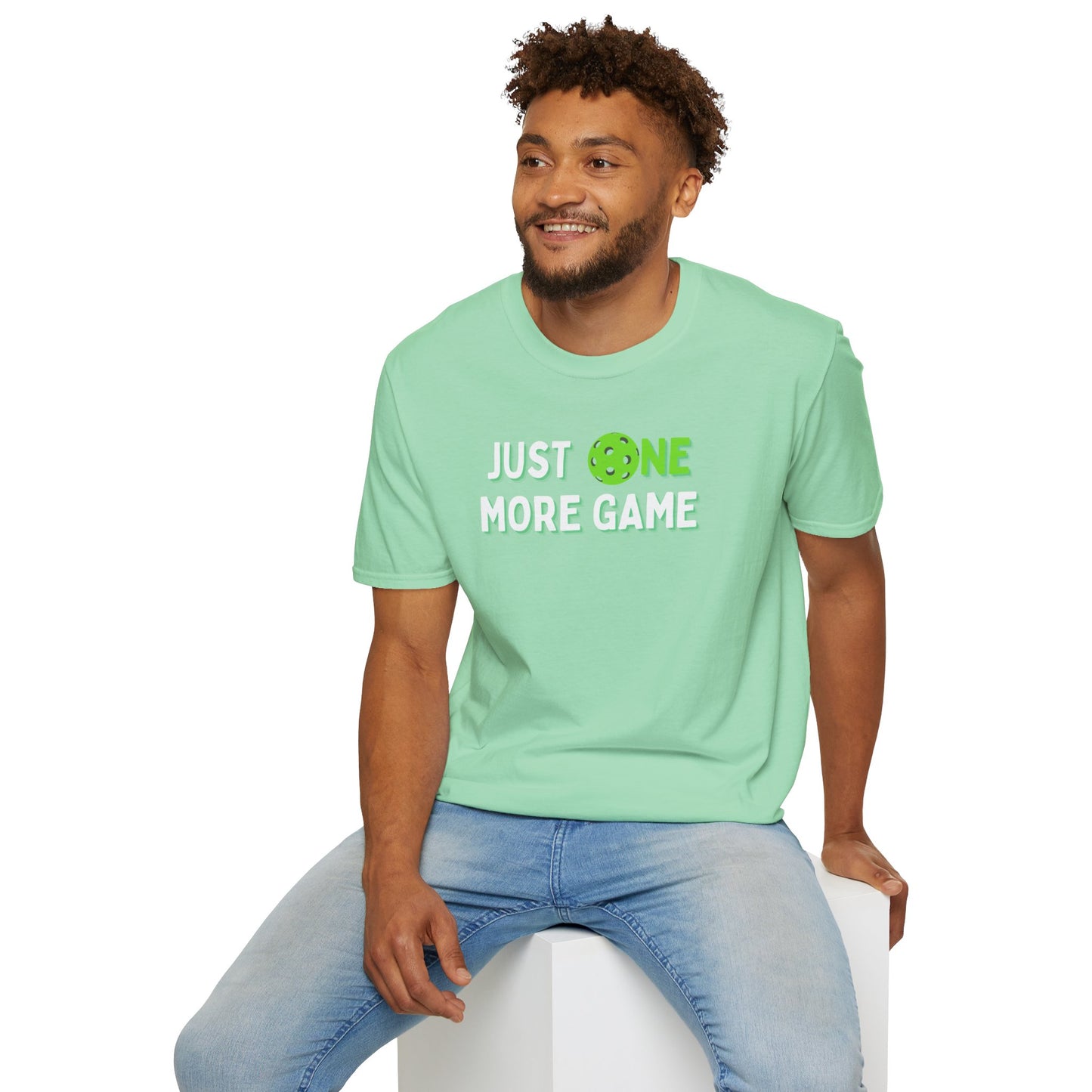 Just One More Game Pickleball - Unisex Softstyle T-Shirt