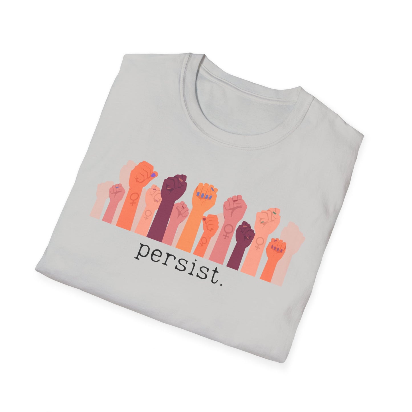 Persist Fists - Unisex Softstyle T-Shirt