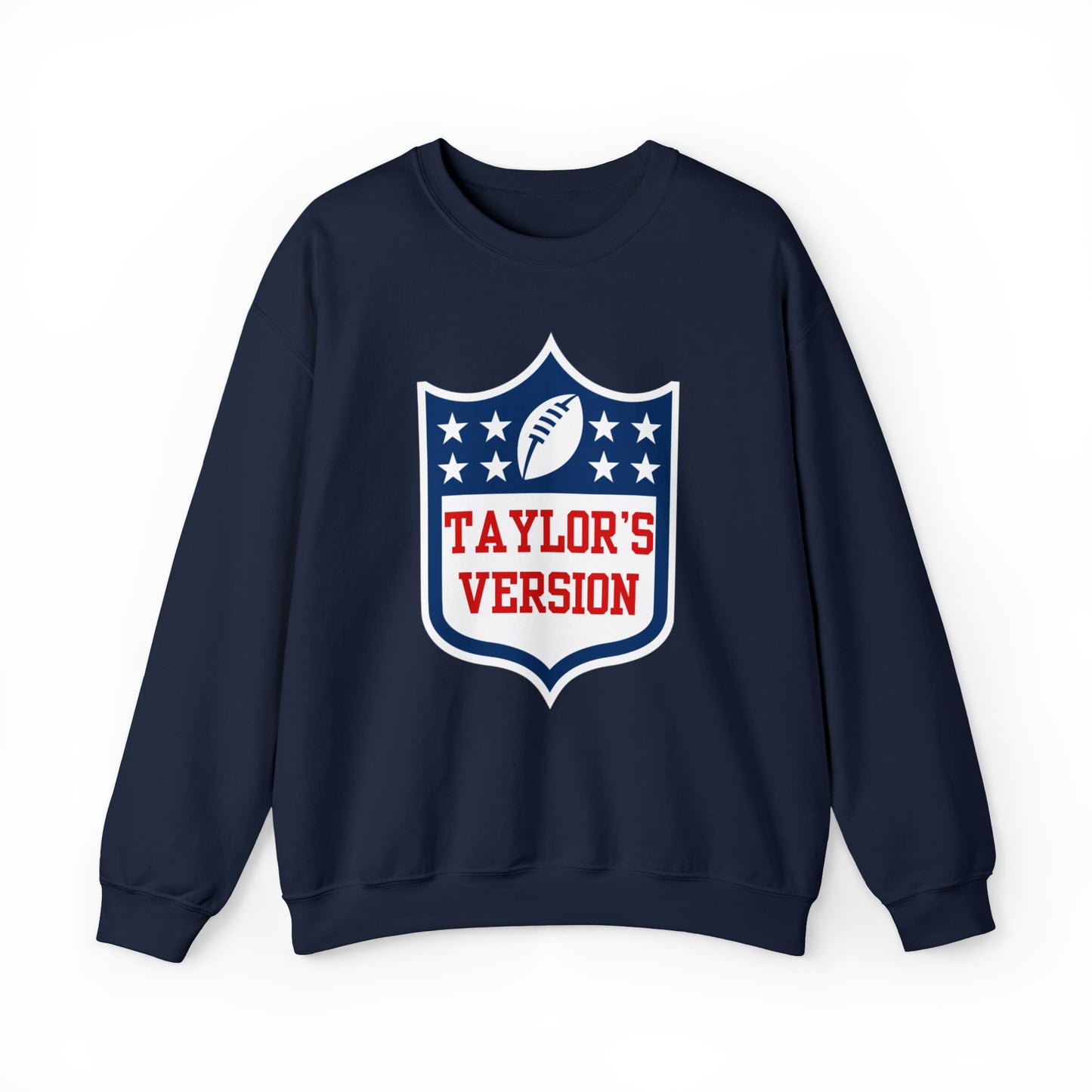 Taylor's Version Football Shirt - Unisex Heavy Blend™ Crewneck Sweatshirt