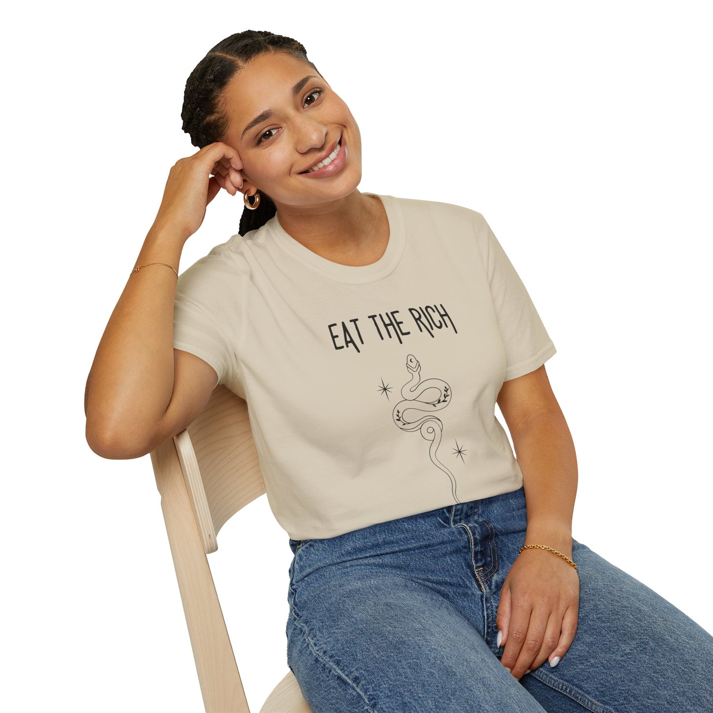 Eat the Rich - Unisex Softstyle T-Shirt