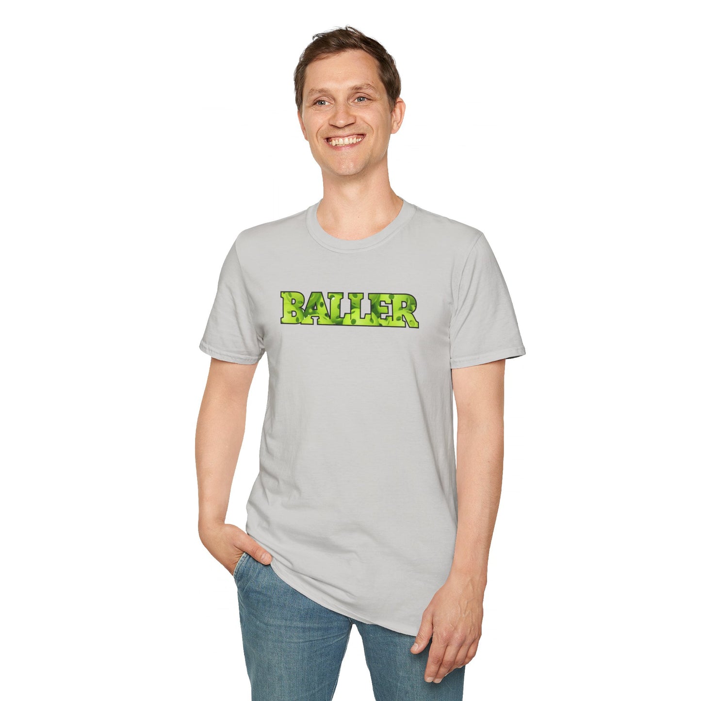 Baller Pickleball - Unisex Softstyle T-Shirt