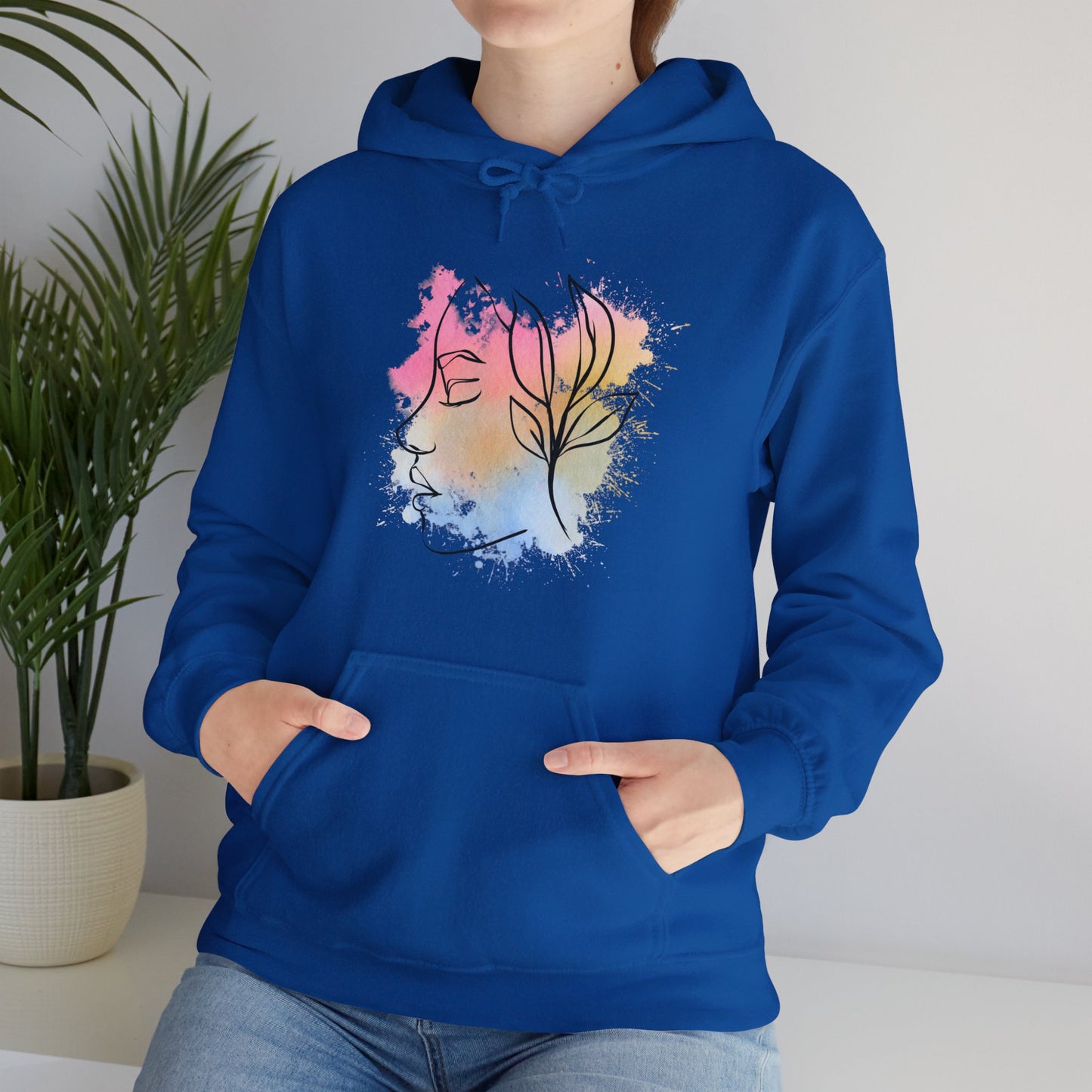 Divine Feminine Watercolor Hoodie - Unisex Heavy Blend™ Hooded Sweatshirt