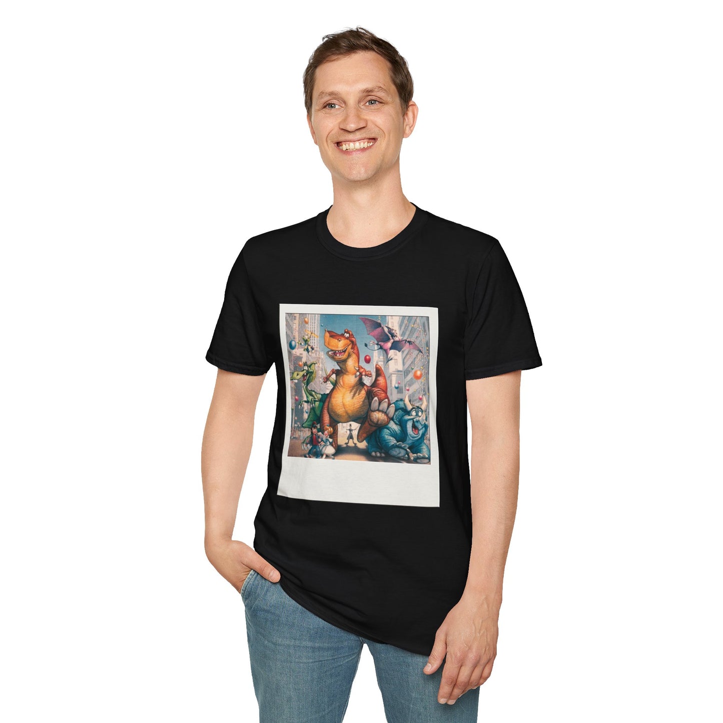 90's Dinosaurs Unisex Softstyle T-Shirt