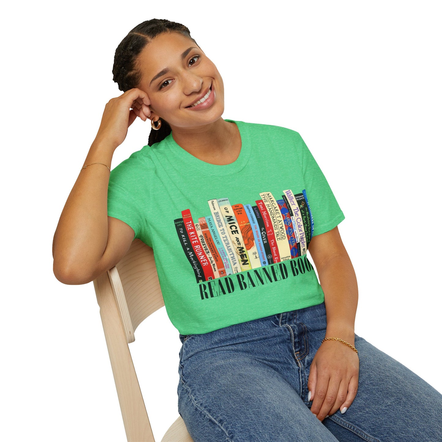 Read Banned Books - Unisex Softstyle T-Shirt