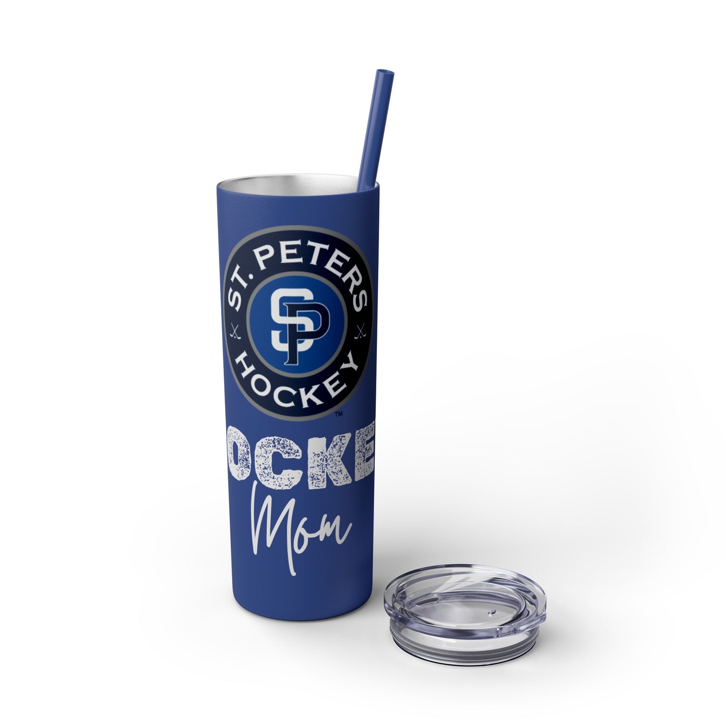 Hockey Mom STP Hockey Club - Skinny Tumbler with Straw, 20oz