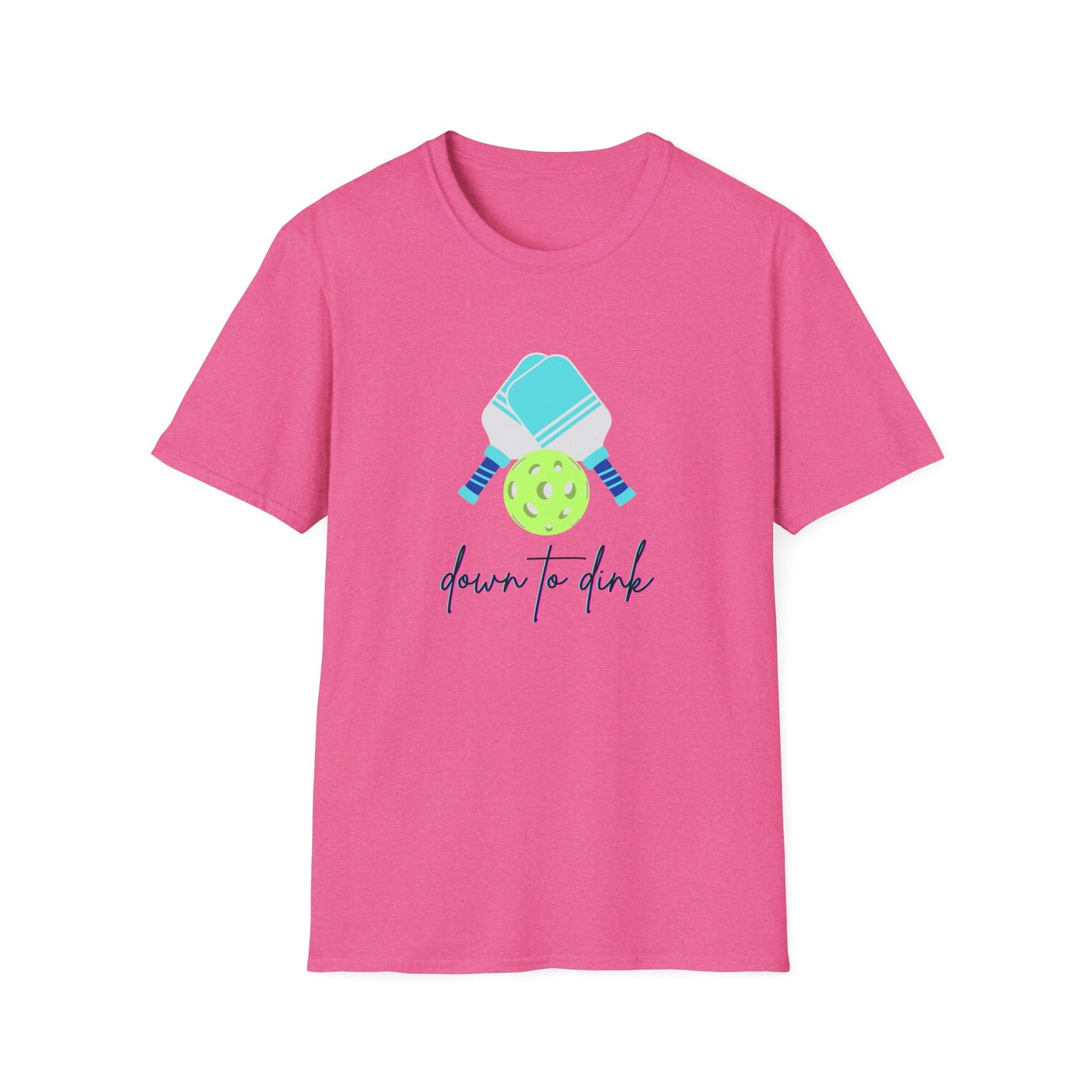 Down to Dink Pickleball - Unisex Softstyle T-Shirt