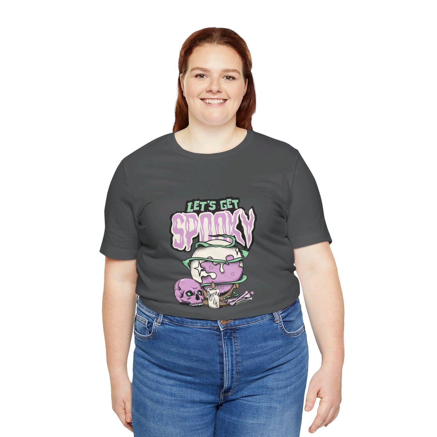 Let's Get Spooky Tshirt - Unisex Jersey Short Sleeve Tee