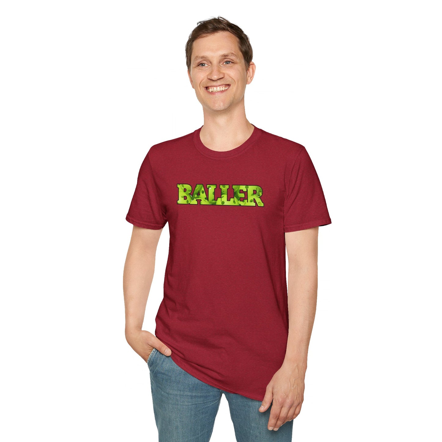 Baller Pickleball - Unisex Softstyle T-Shirt