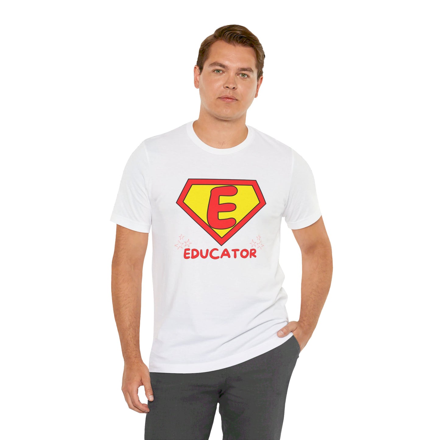 Educator Superhero - Unisex Jersey Short Sleeve Tee