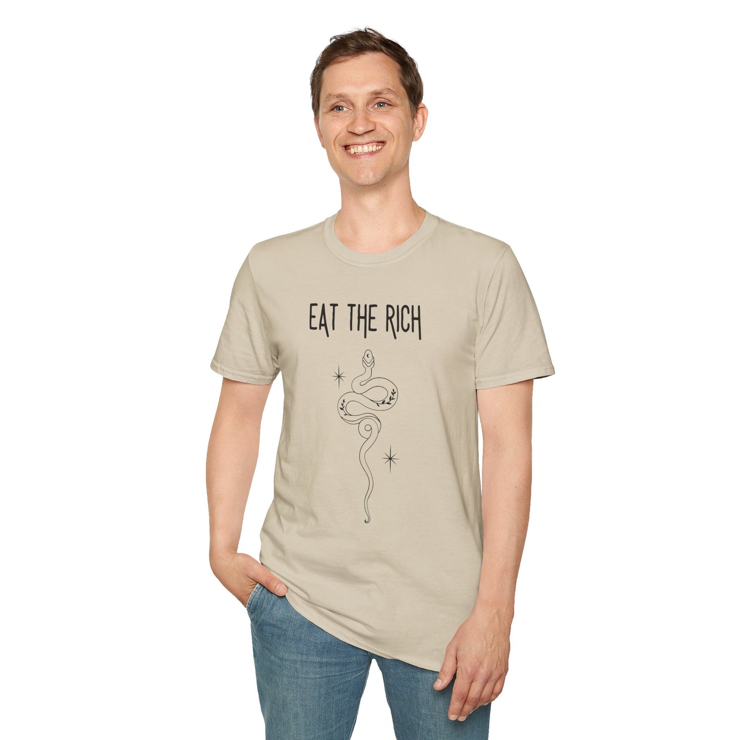 Eat the Rich - Unisex Softstyle T-Shirt