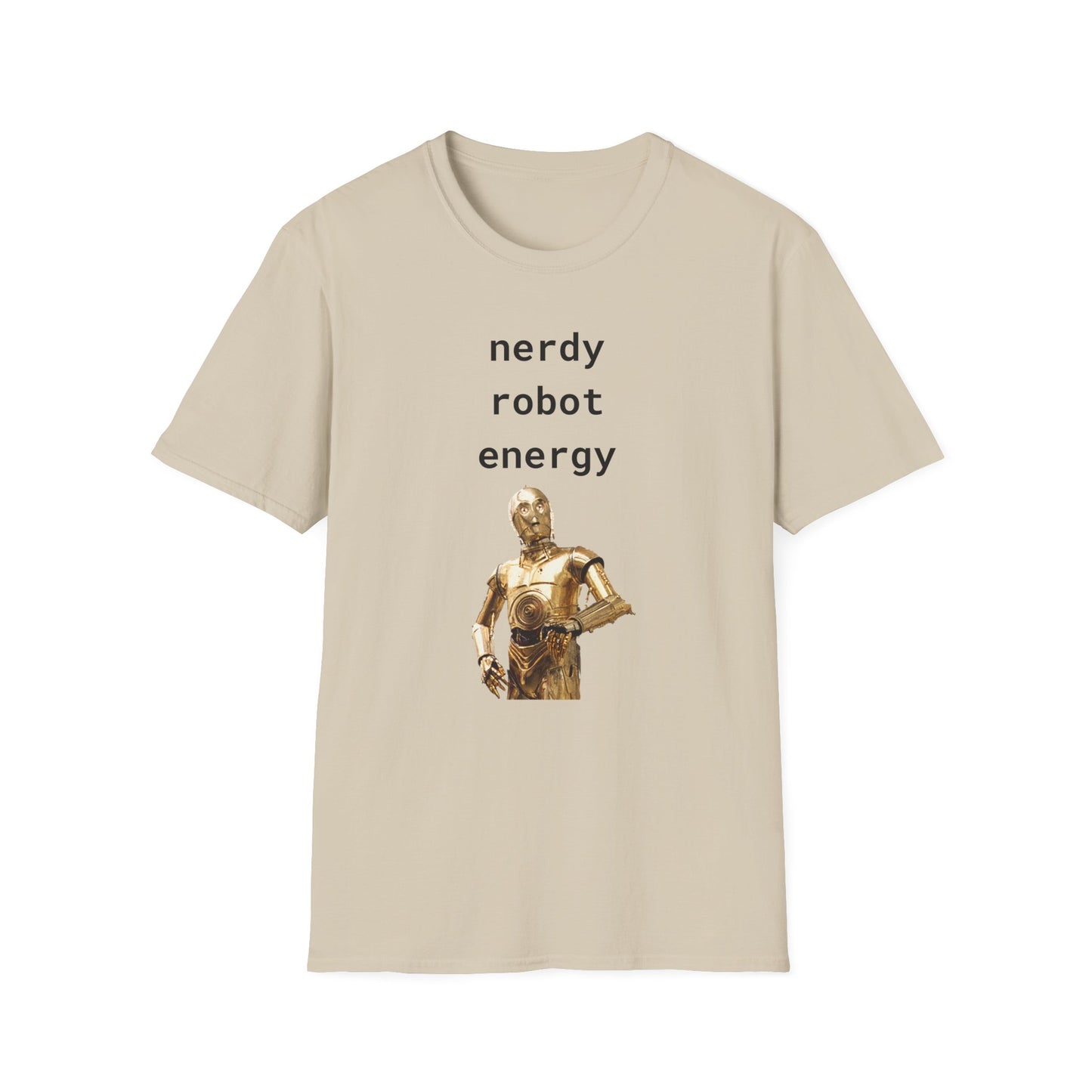 Nerdy Robot Energy - Unisex Softstyle T-Shirt