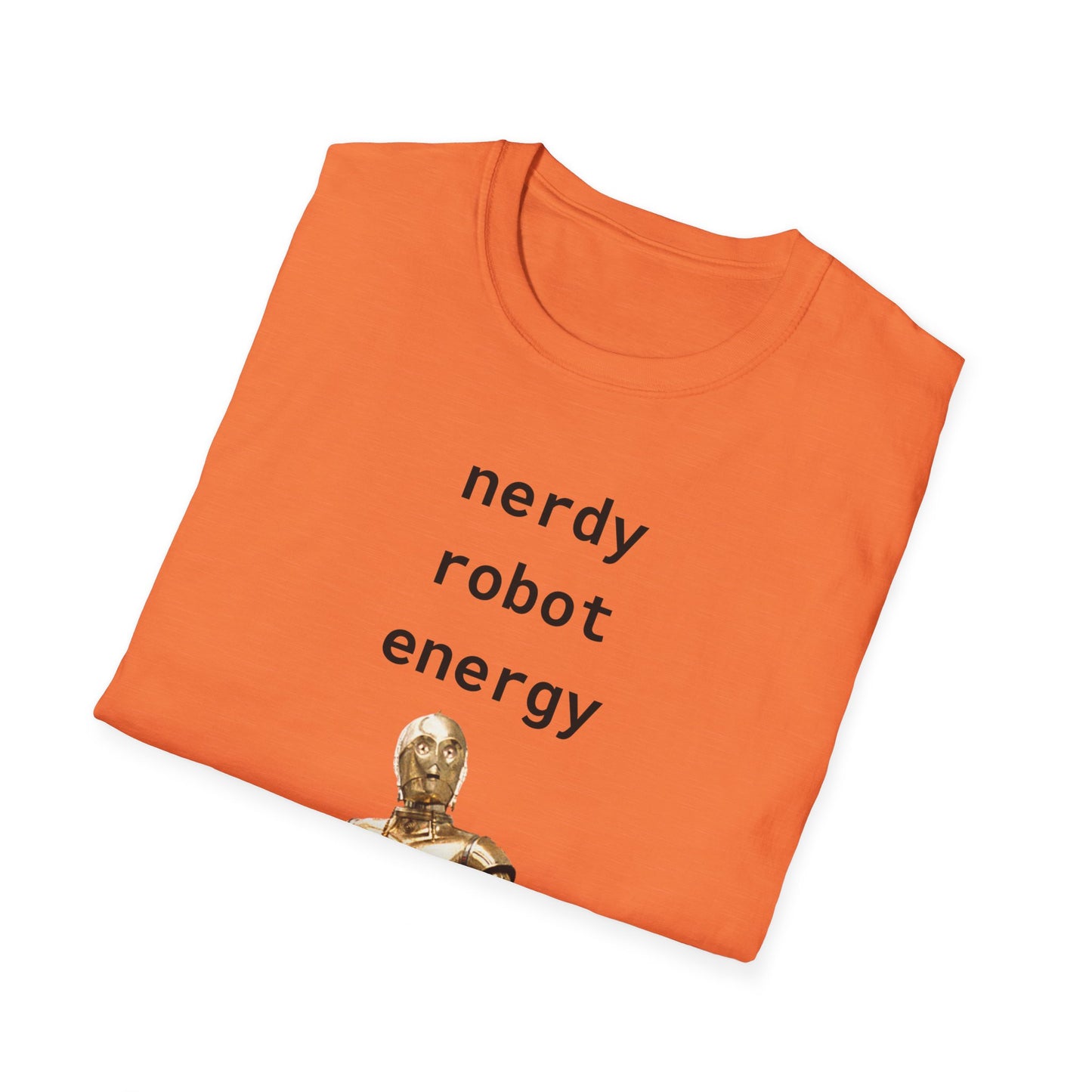 Nerdy Robot Energy - Unisex Softstyle T-Shirt