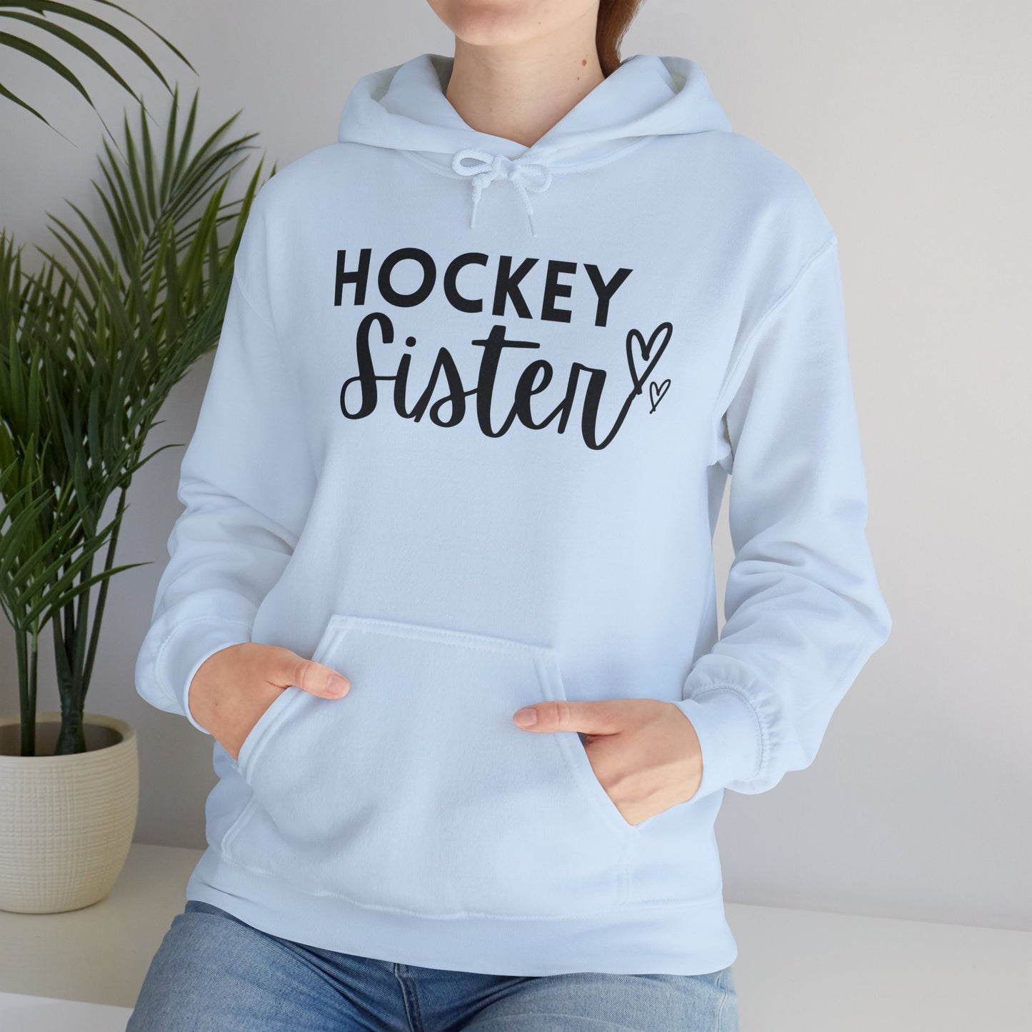 Hockey Sister Hoodie Unisex Heavy Blend™ Hooded Sweatshirt