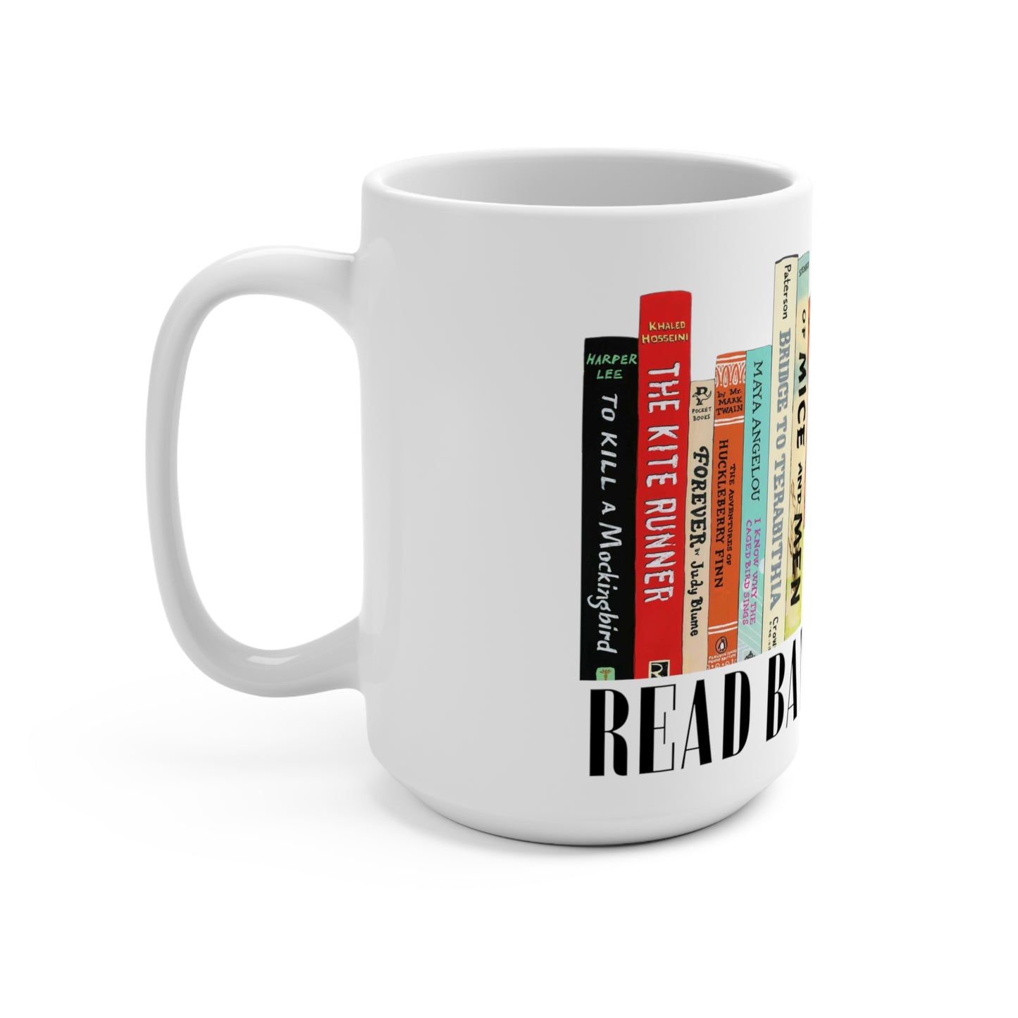 Read Banned Books Mug 15oz