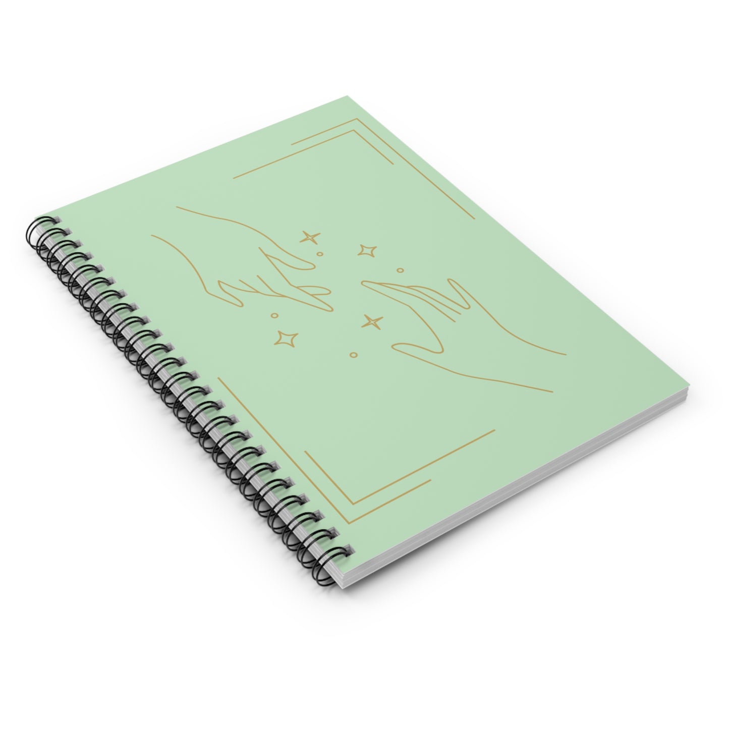 Green Goddess Spiral Notebook - Ruled Line