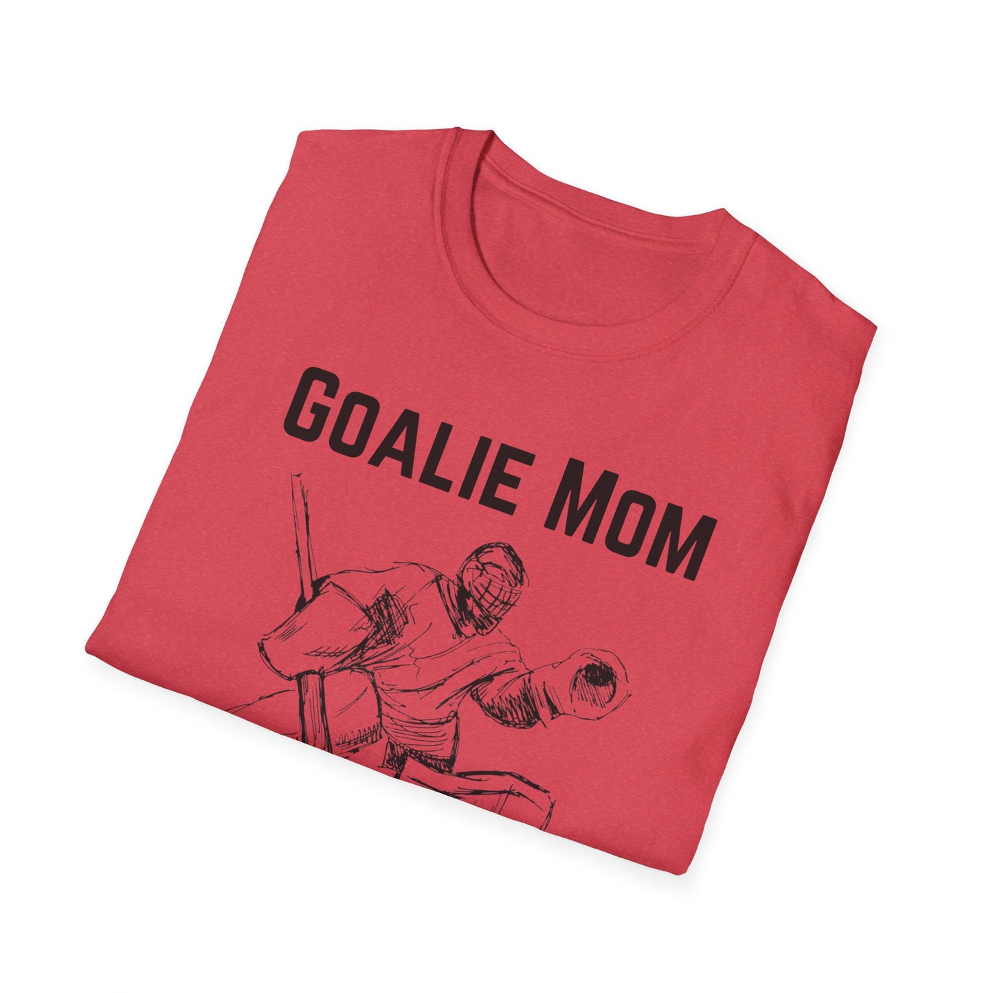 Goalie Mom. We're Built Different - Unisex Softstyle T-Shirt