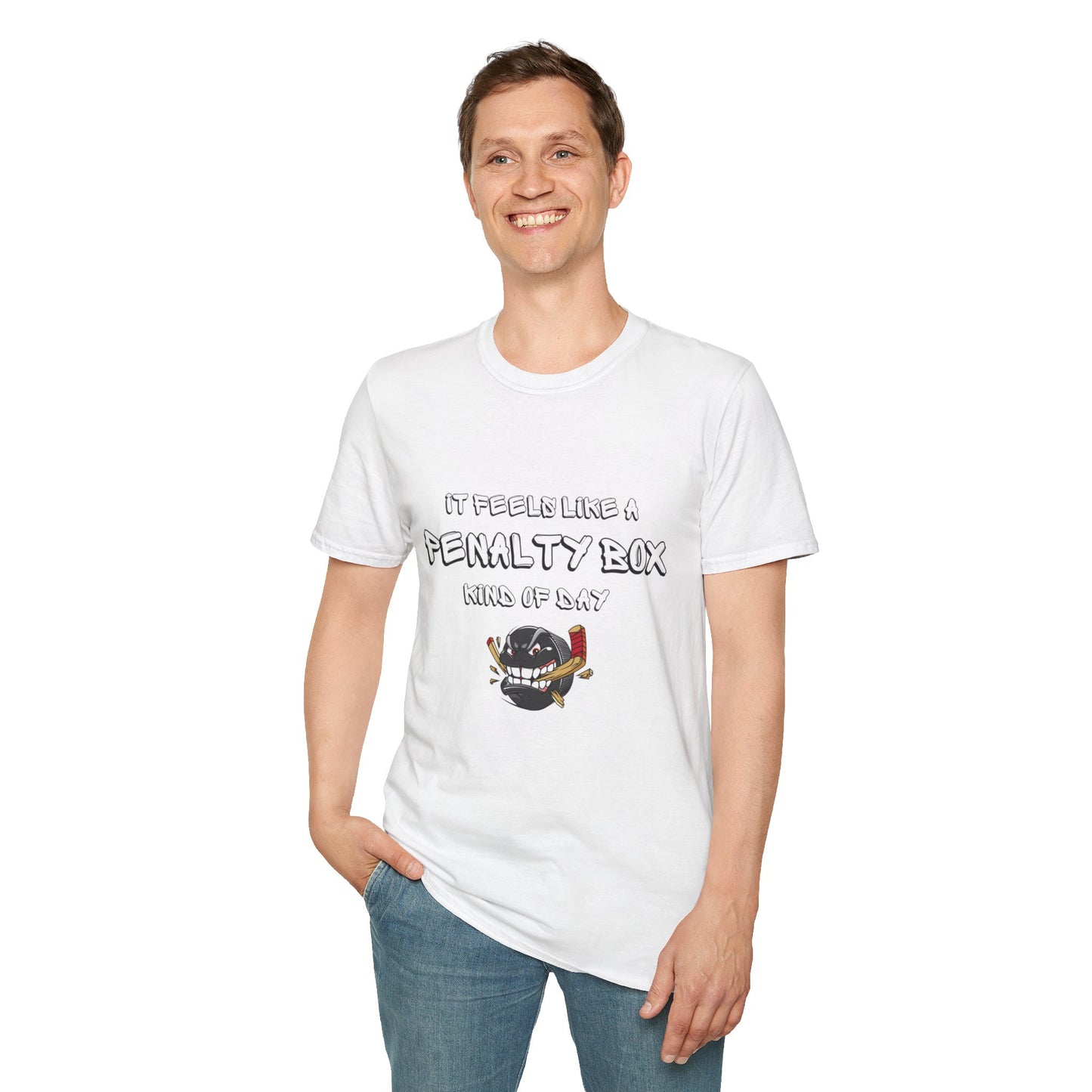 It Feels Like a Penalty Box Kind of Day - Unisex Softstyle T-Shirt