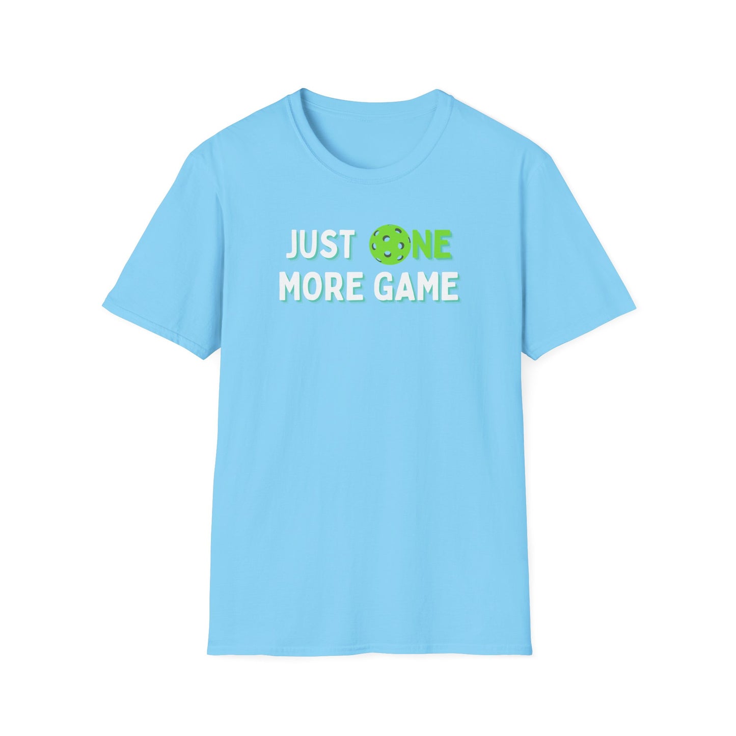 Just One More Game Pickleball - Unisex Softstyle T-Shirt