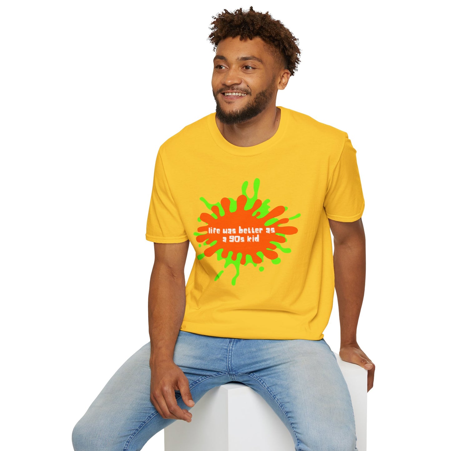 Life was better as a 90s kid Unisex Softstyle T-Shirt