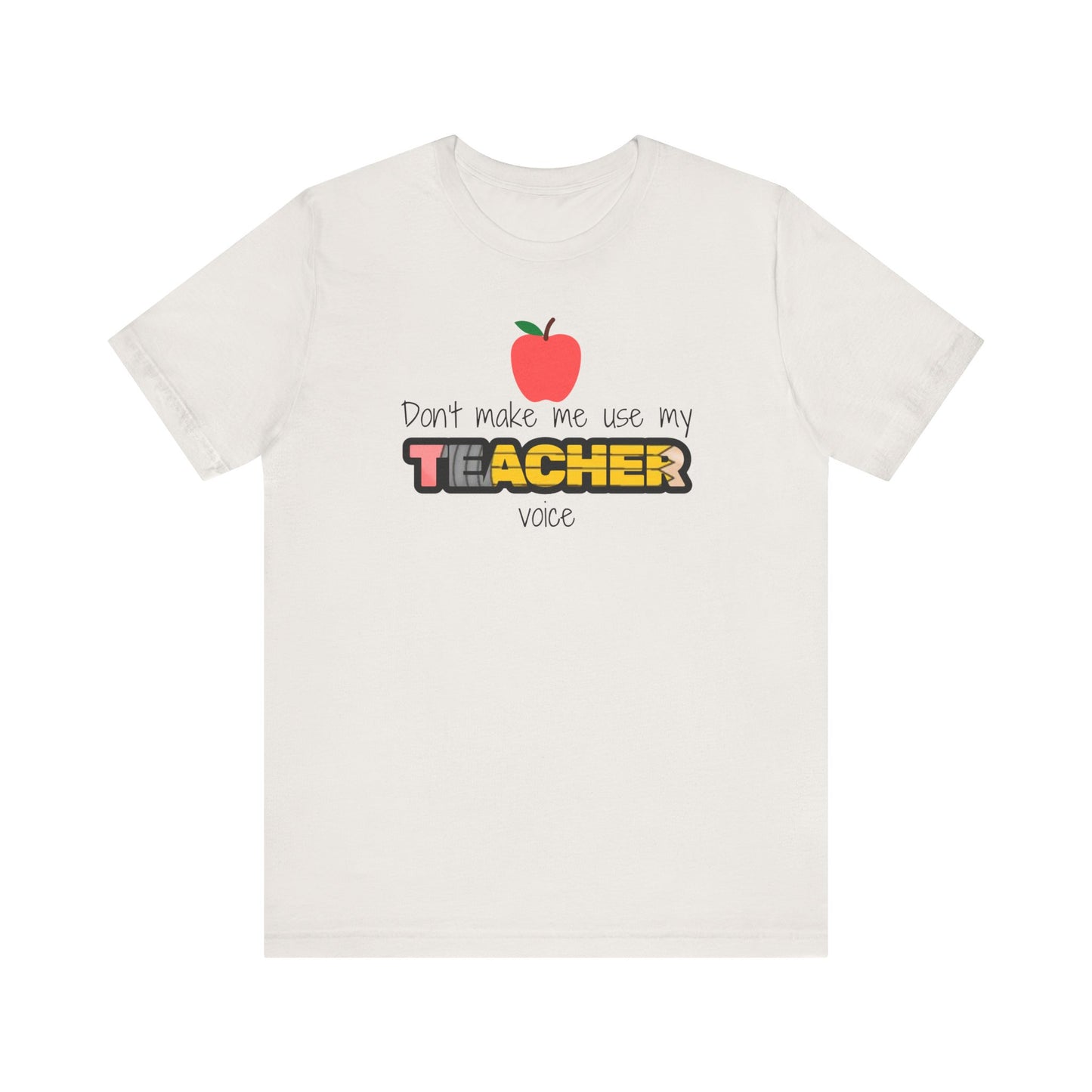 Teacher Voice - Bella + Canvas Unisex Jersey Short Sleeve Tee