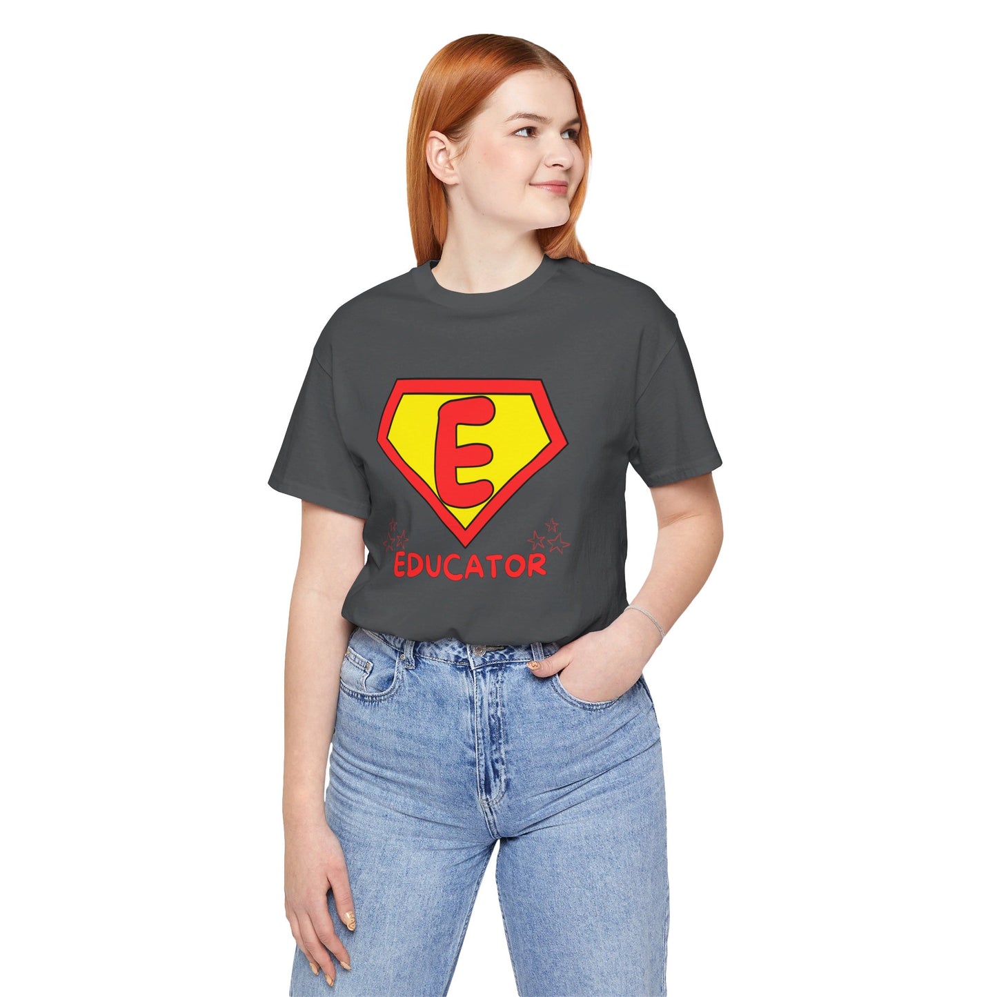 Educator Superhero - Unisex Jersey Short Sleeve Tee