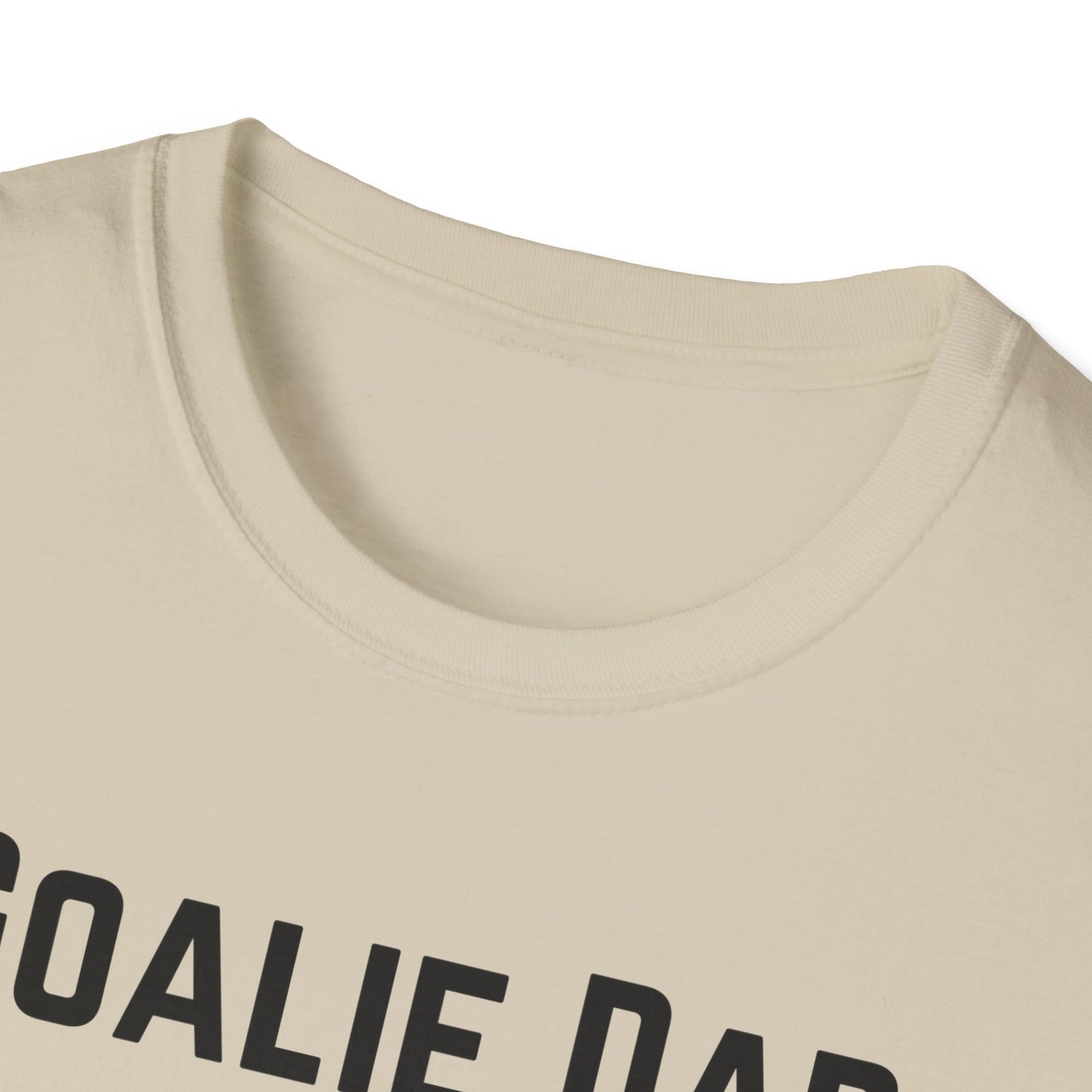 Goalie Dad. We're Built Different. - Unisex Softstyle T-Shirt