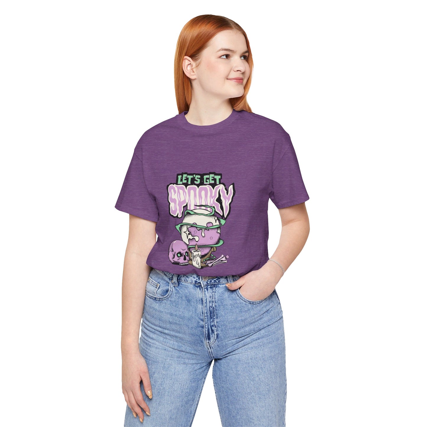 Let's Get Spooky Tshirt - Unisex Jersey Short Sleeve Tee