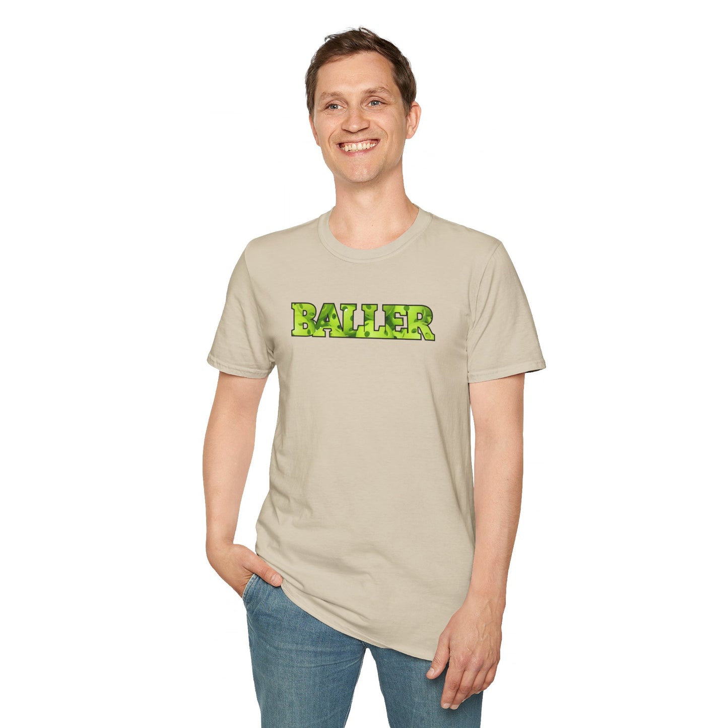 Baller Pickleball - Unisex Softstyle T-Shirt