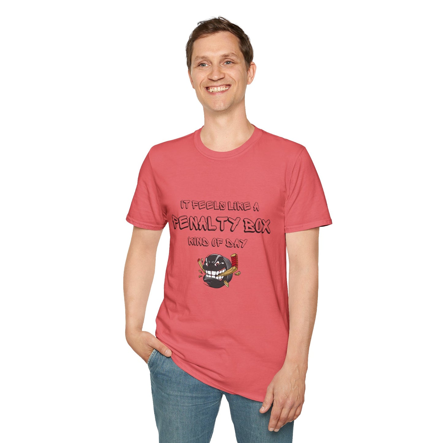 It Feels Like a Penalty Box Kind of Day - Unisex Softstyle T-Shirt