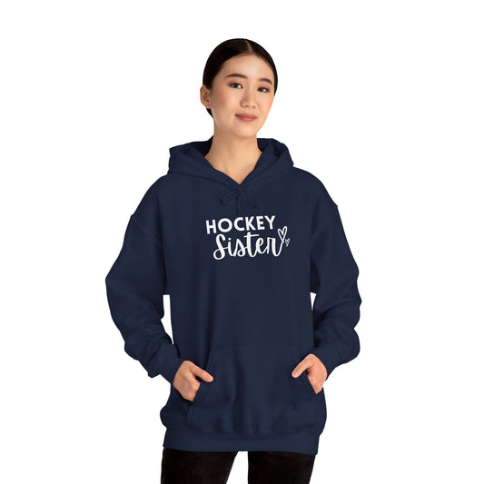 Hockey Sister Hoodie Unisex Heavy Blend™ Hooded Sweatshirt