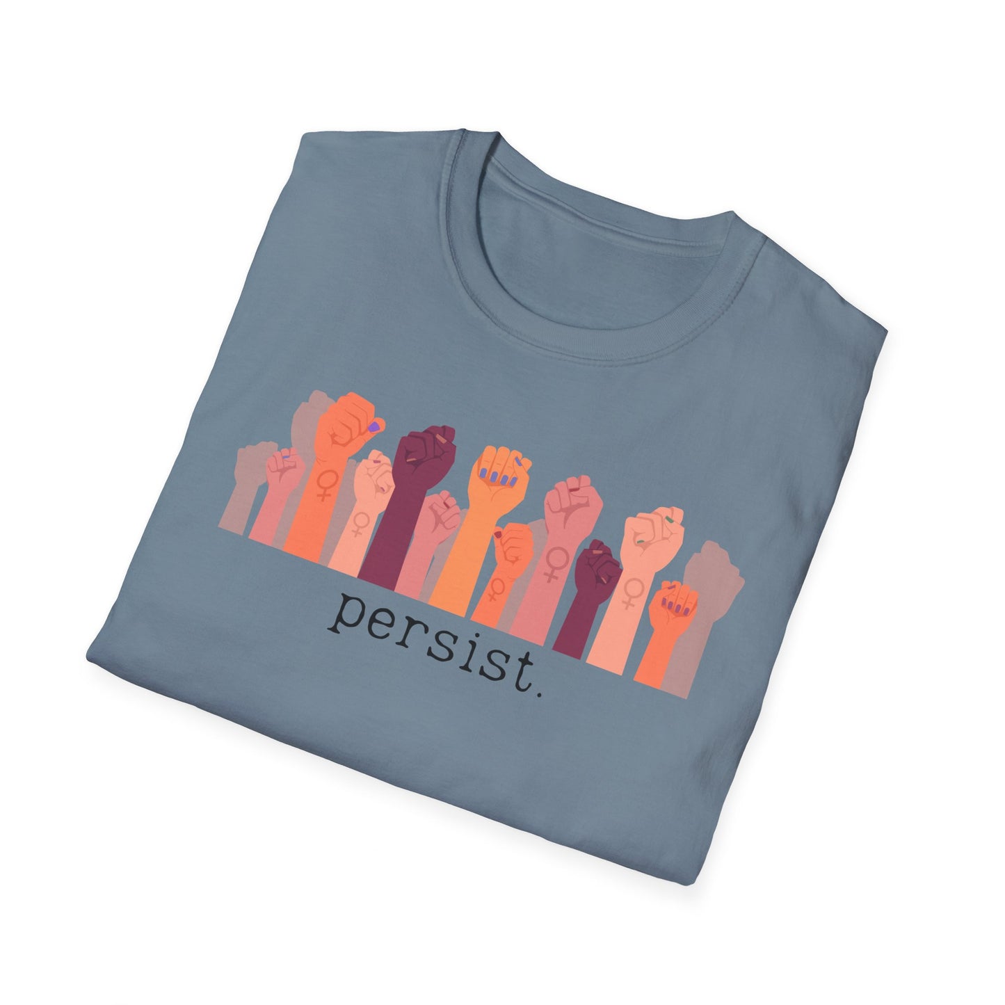 Persist Fists - Unisex Softstyle T-Shirt