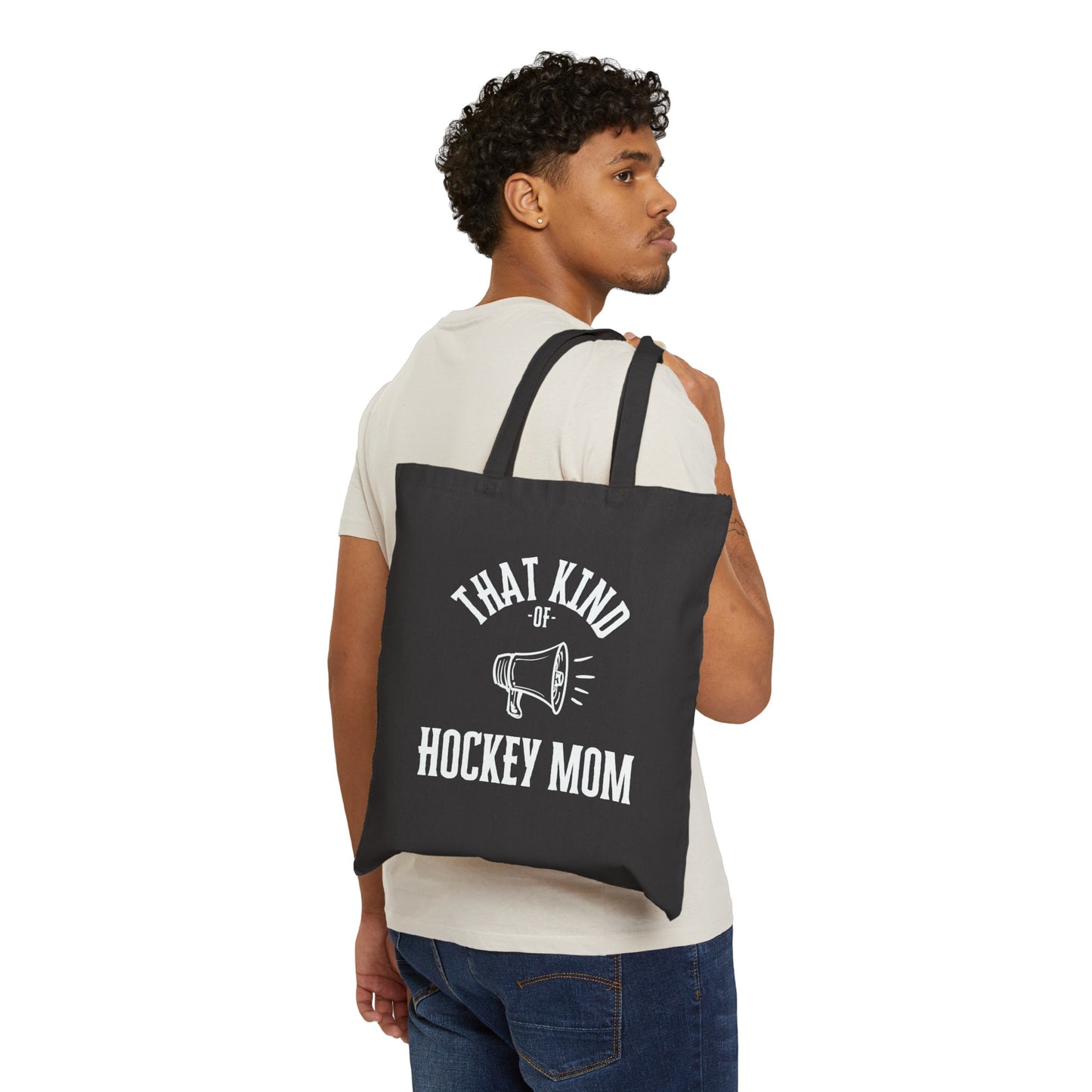 That Kind of Hockey Mom - Cotton Canvas Tote Bag