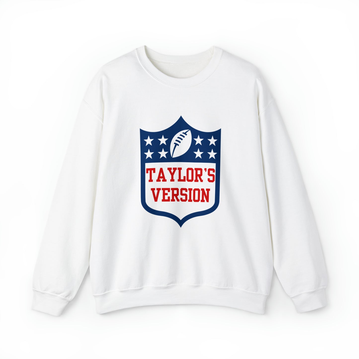 Taylor's Version Football Shirt - Unisex Heavy Blend™ Crewneck Sweatshirt