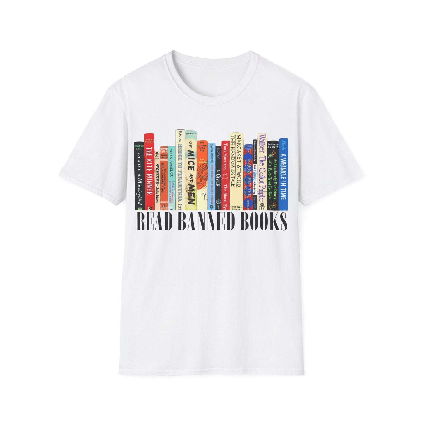 Read Banned Books - Unisex Softstyle T-Shirt