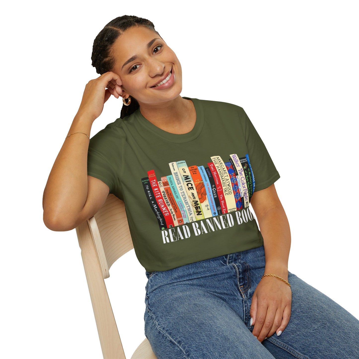 Read Banned Books - Unisex Softstyle T-Shirt