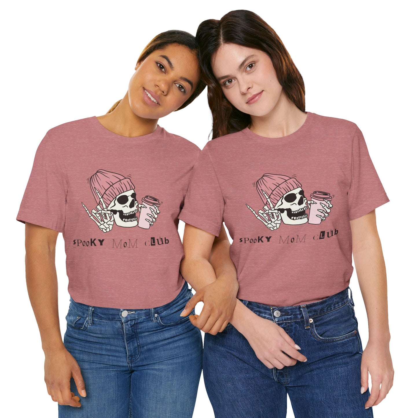 Spooky Mom Club Tshirt - Unisex Jersey Short Sleeve Tee