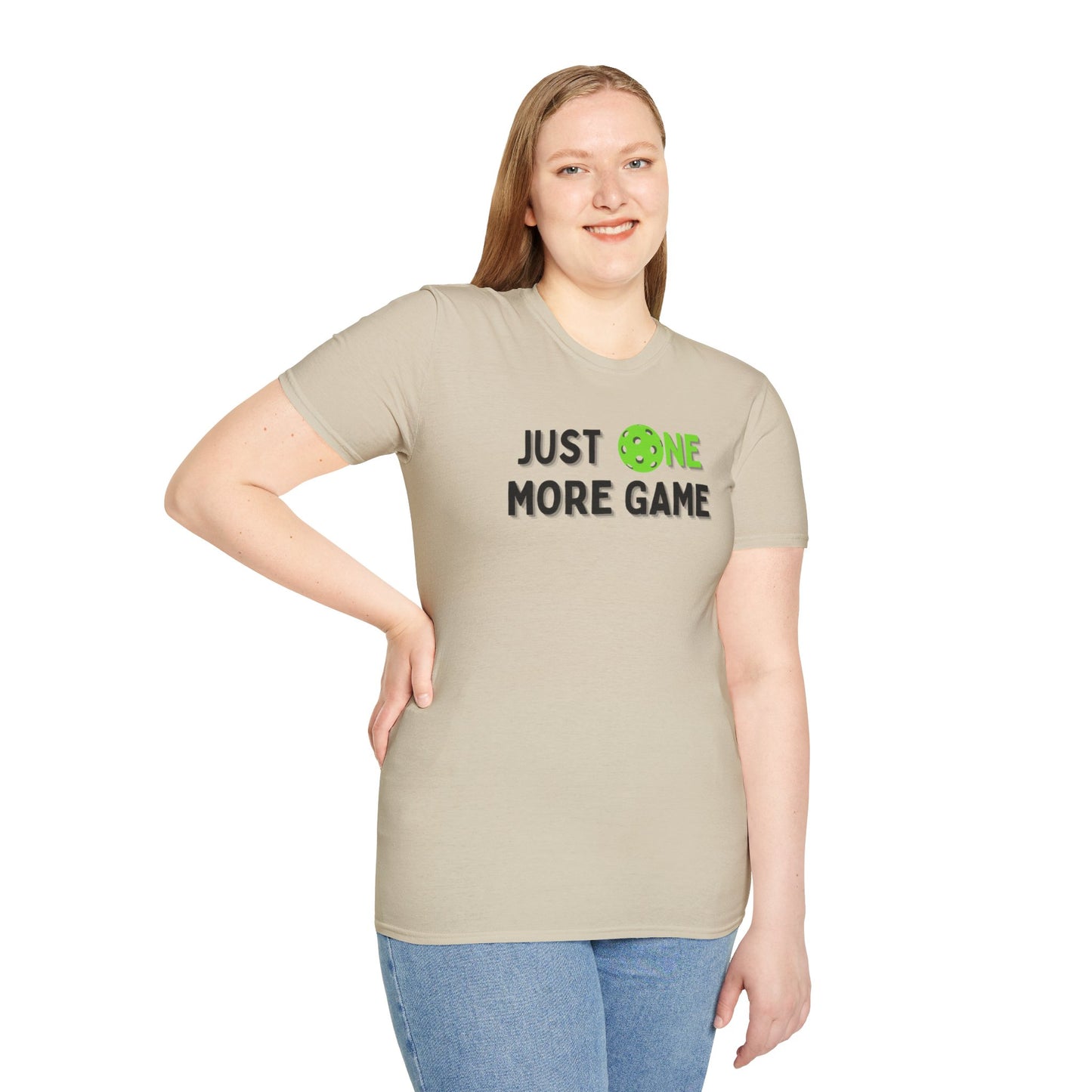 Just One More Game Pickleball - Unisex Softstyle T-Shirt