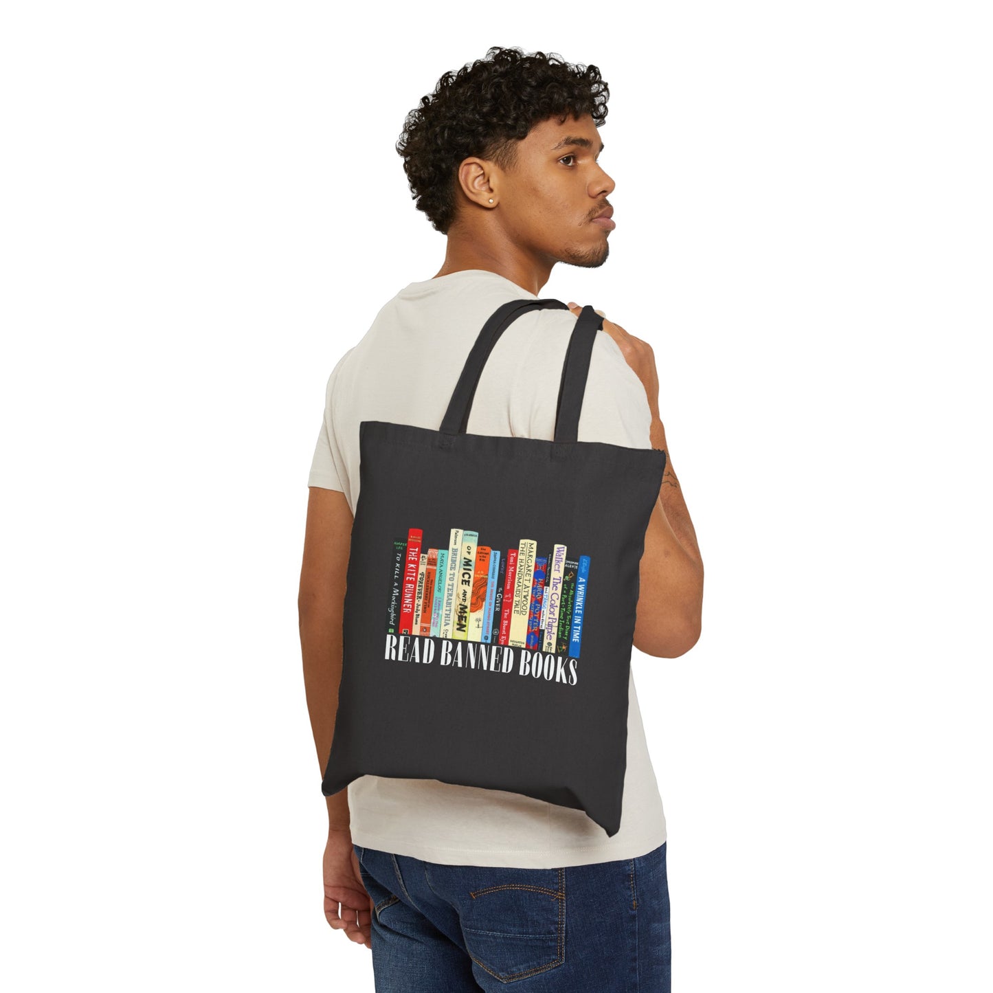 Read Banned Books - Cotton Canvas Tote Bag