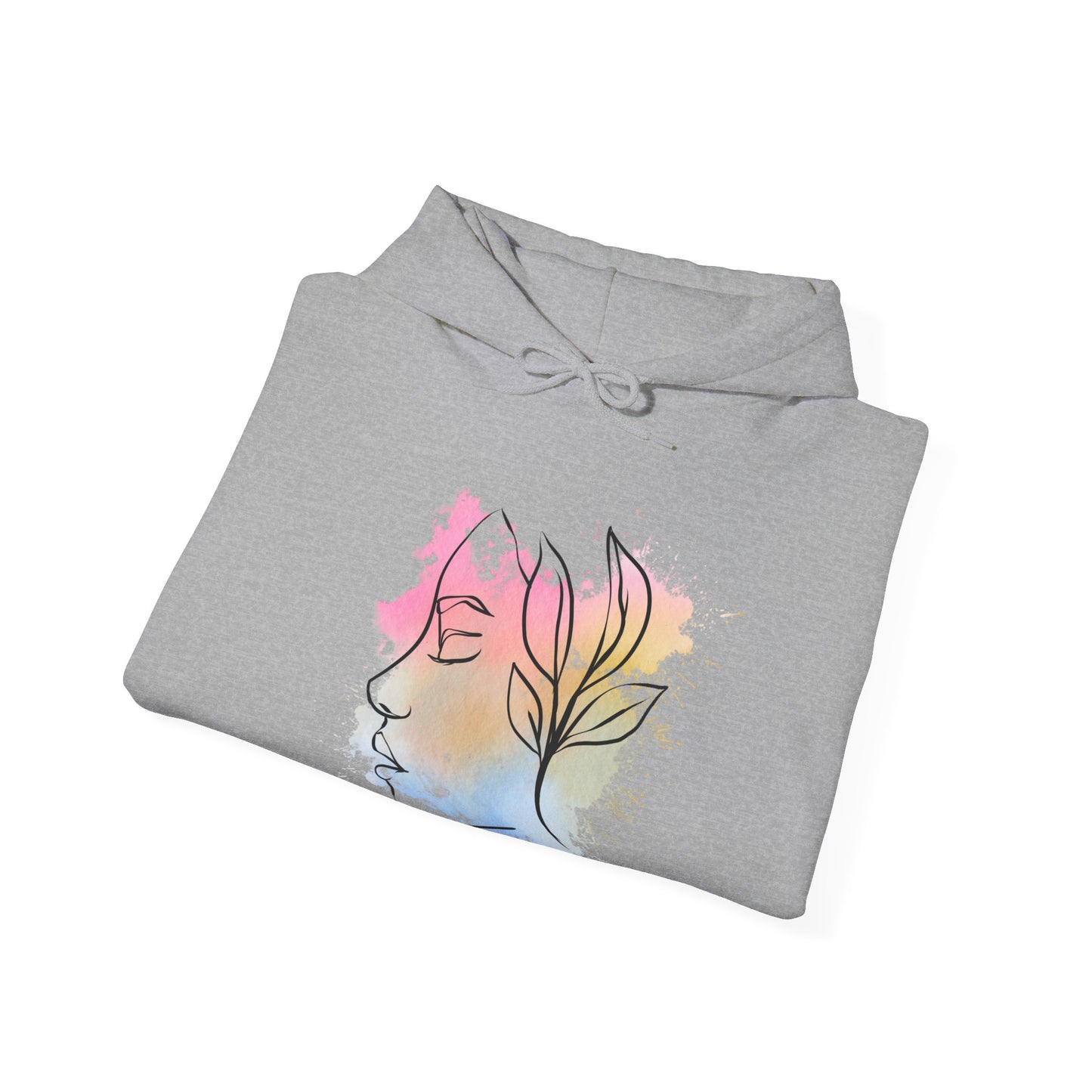 Divine Feminine Watercolor Hoodie - Unisex Heavy Blend™ Hooded Sweatshirt