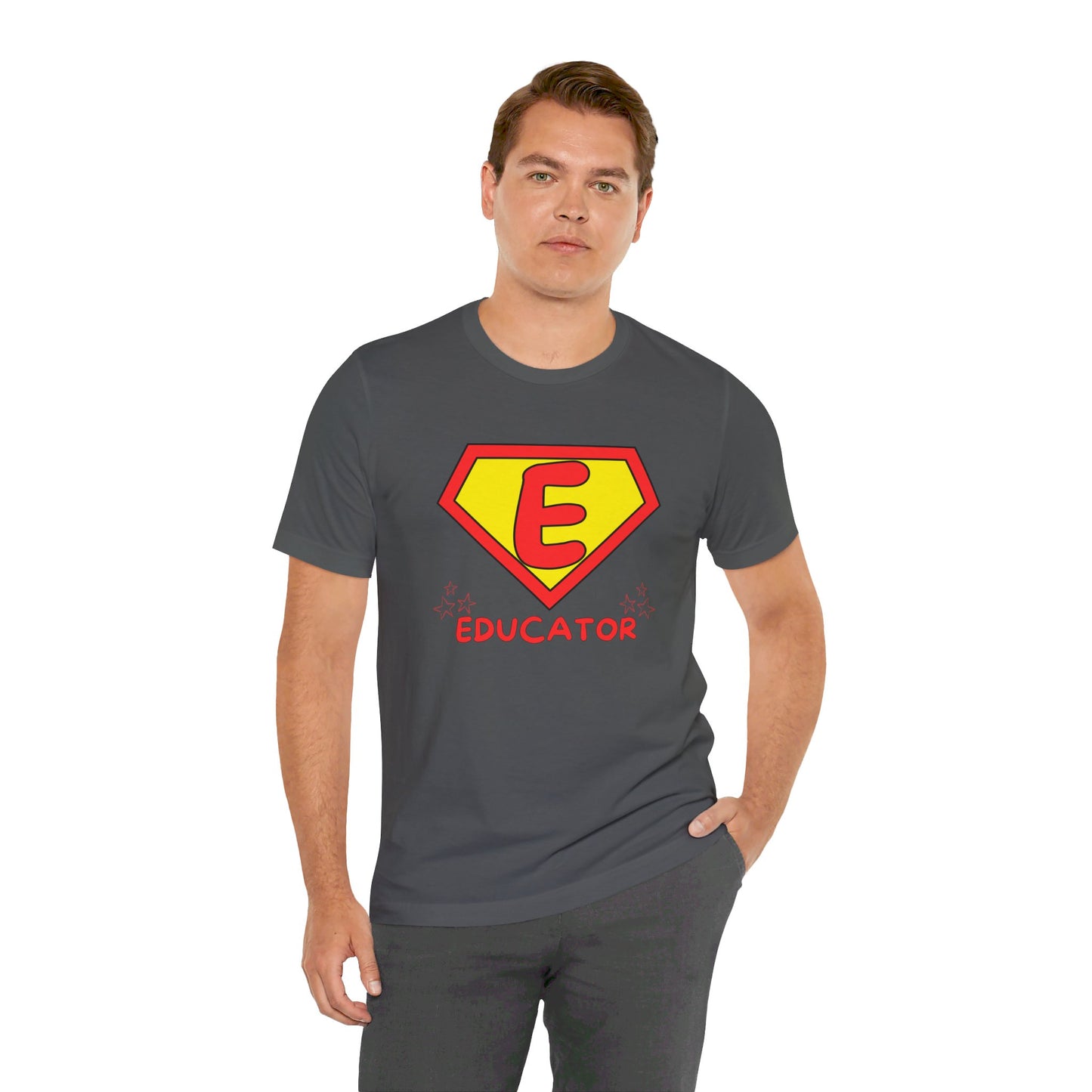 Educator Superhero - Unisex Jersey Short Sleeve Tee