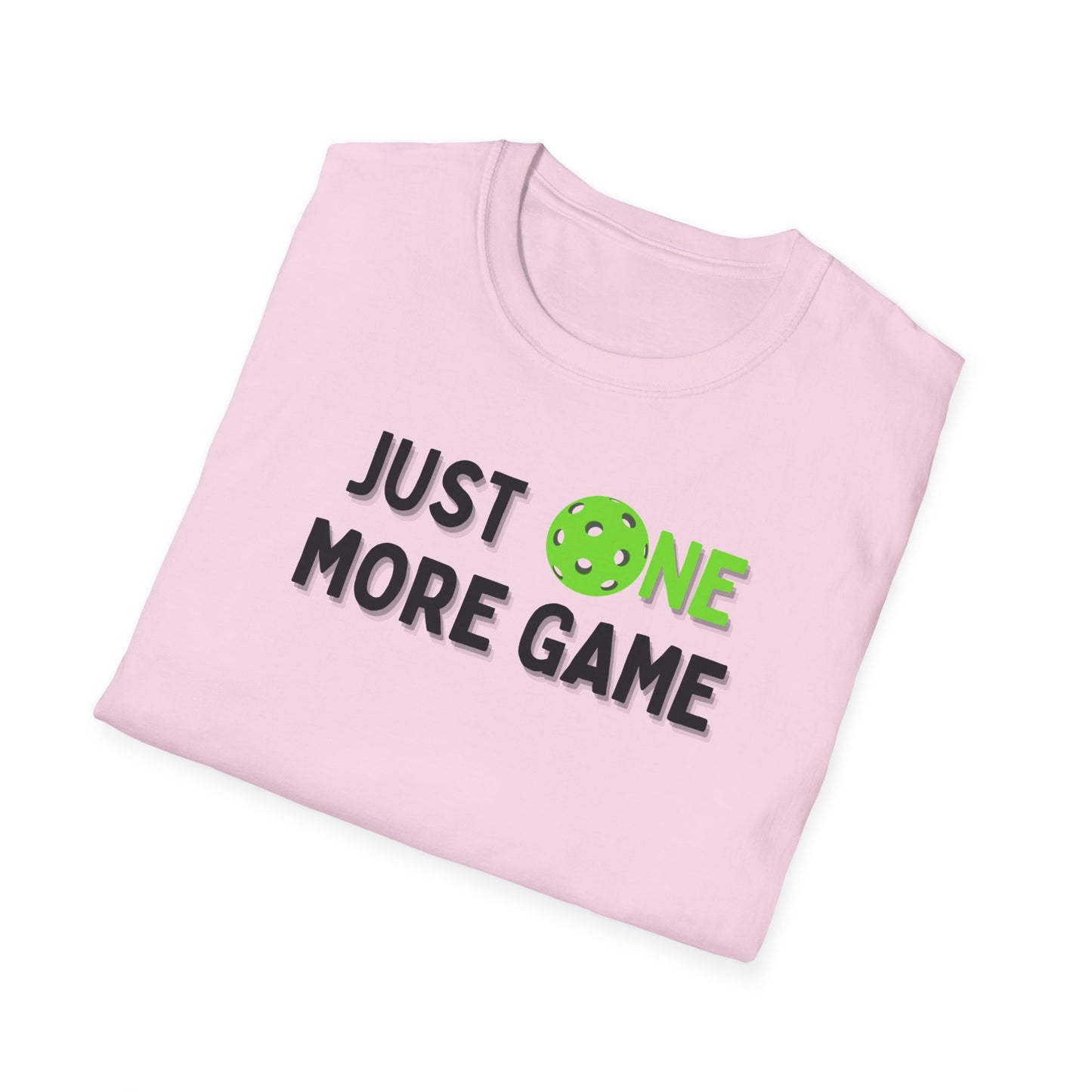 Just One More Game Pickleball - Unisex Softstyle T-Shirt