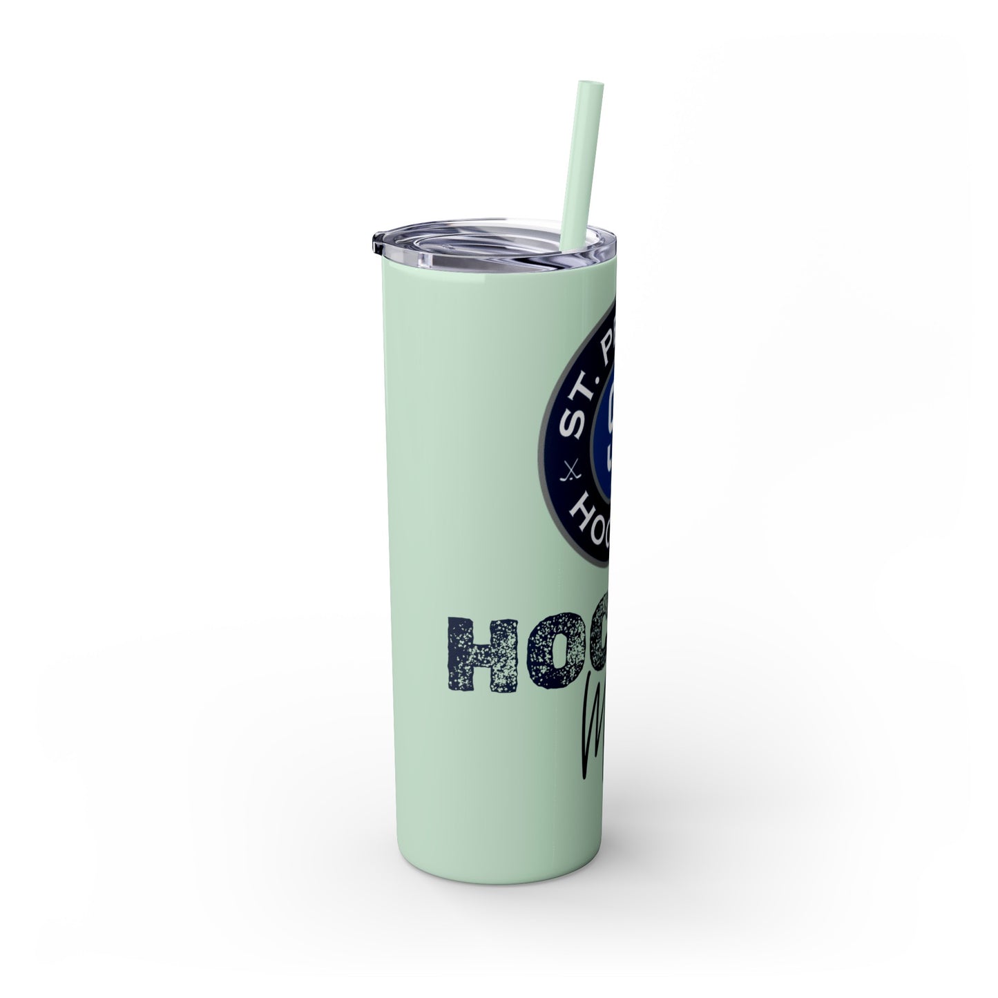 Hockey Mom STP Hockey Club - Skinny Tumbler with Straw, 20oz