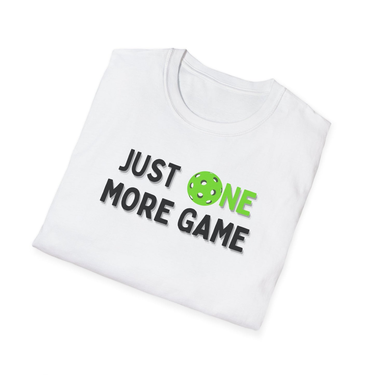 Just One More Game Pickleball - Unisex Softstyle T-Shirt