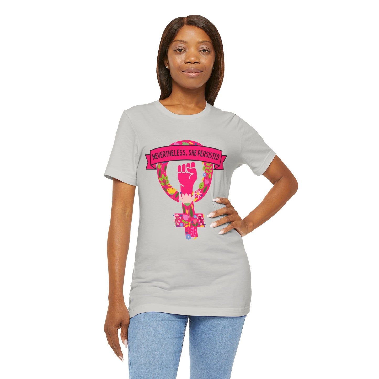 Nevertheless, She Persisted - Unisex Jersey Short Sleeve Tee