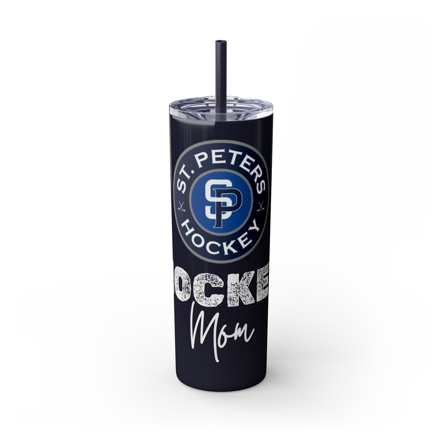 Hockey Mom STP Hockey Club - Skinny Tumbler with Straw, 20oz