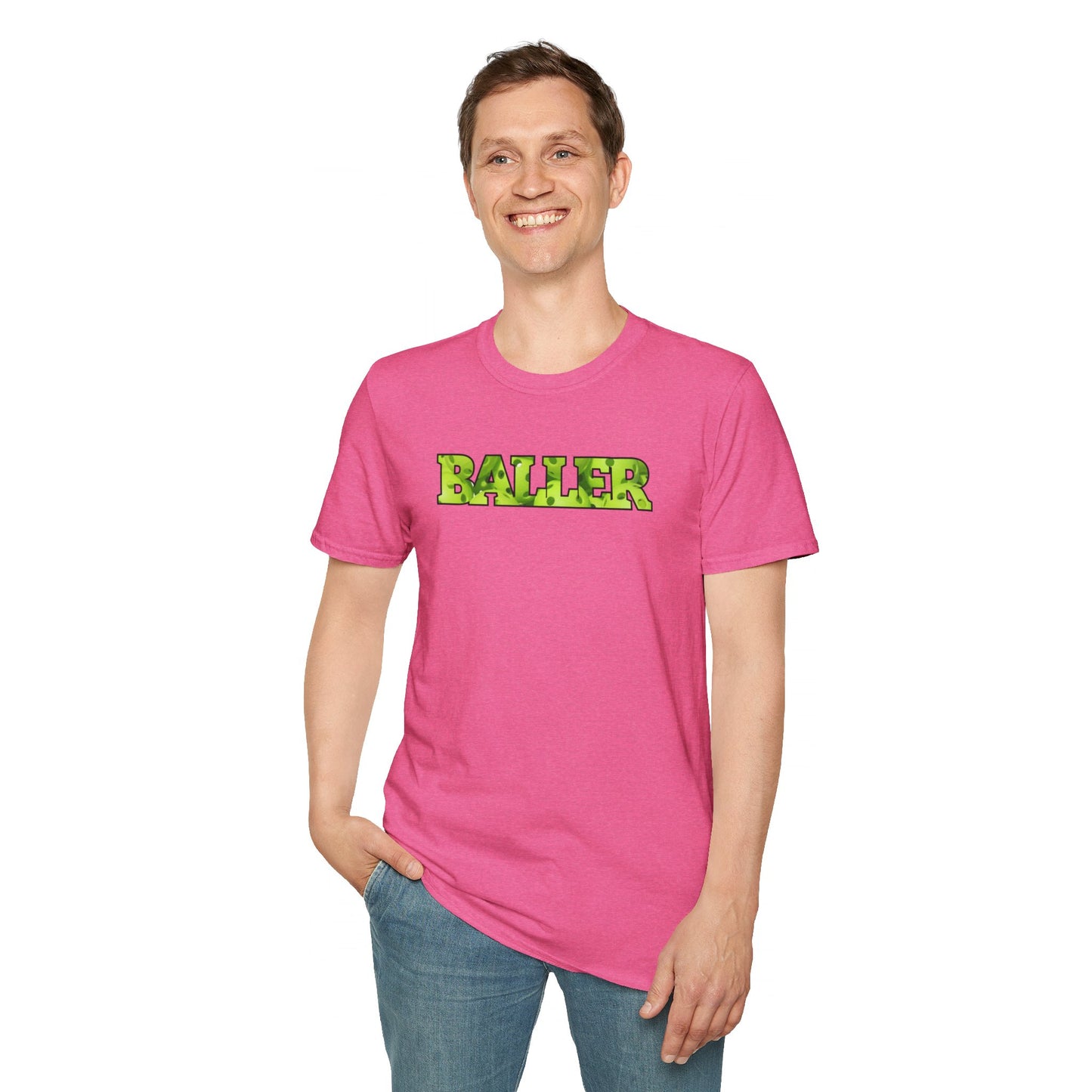 Baller Pickleball - Unisex Softstyle T-Shirt