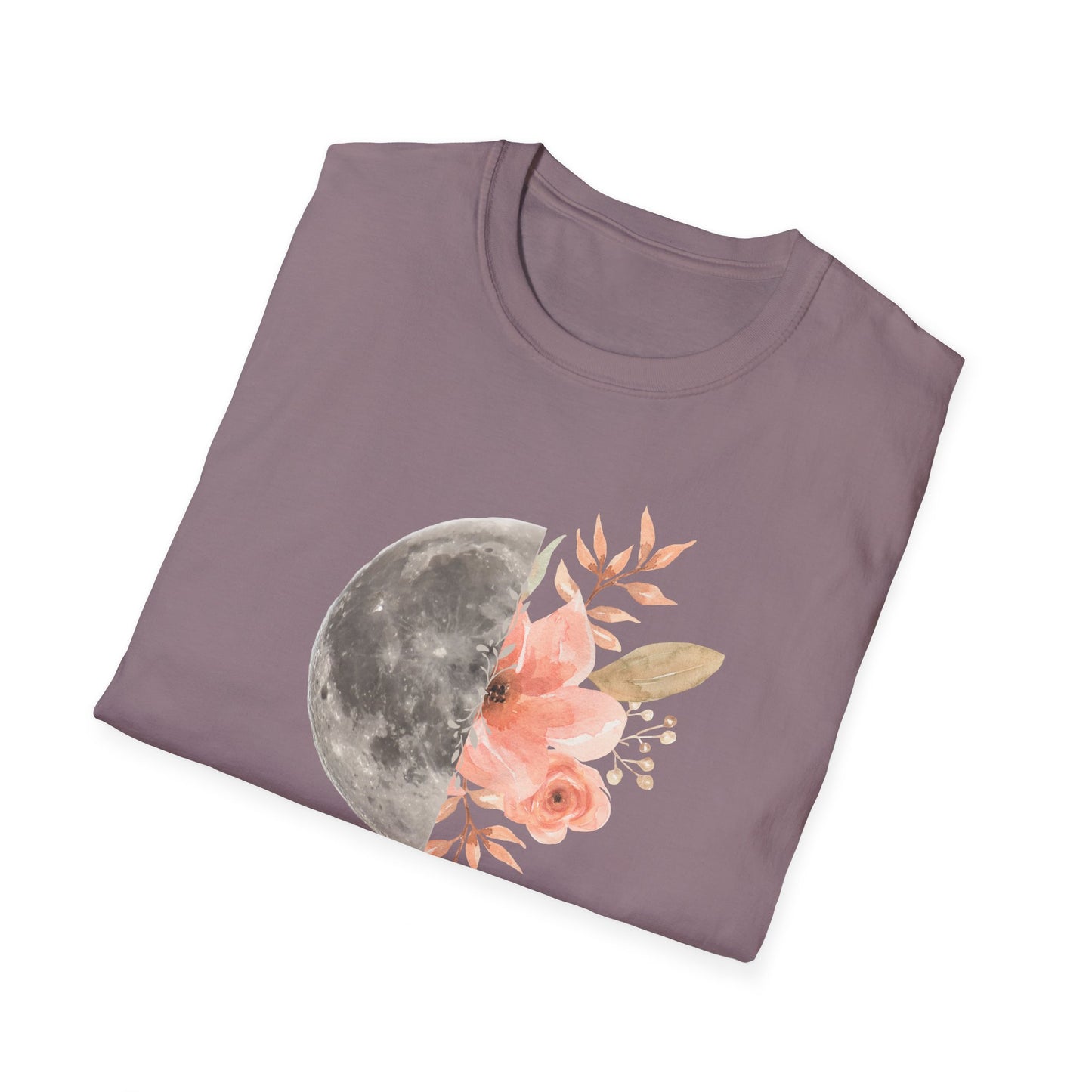 Lunar Flowers - Unisex Softstyle T-Shirt