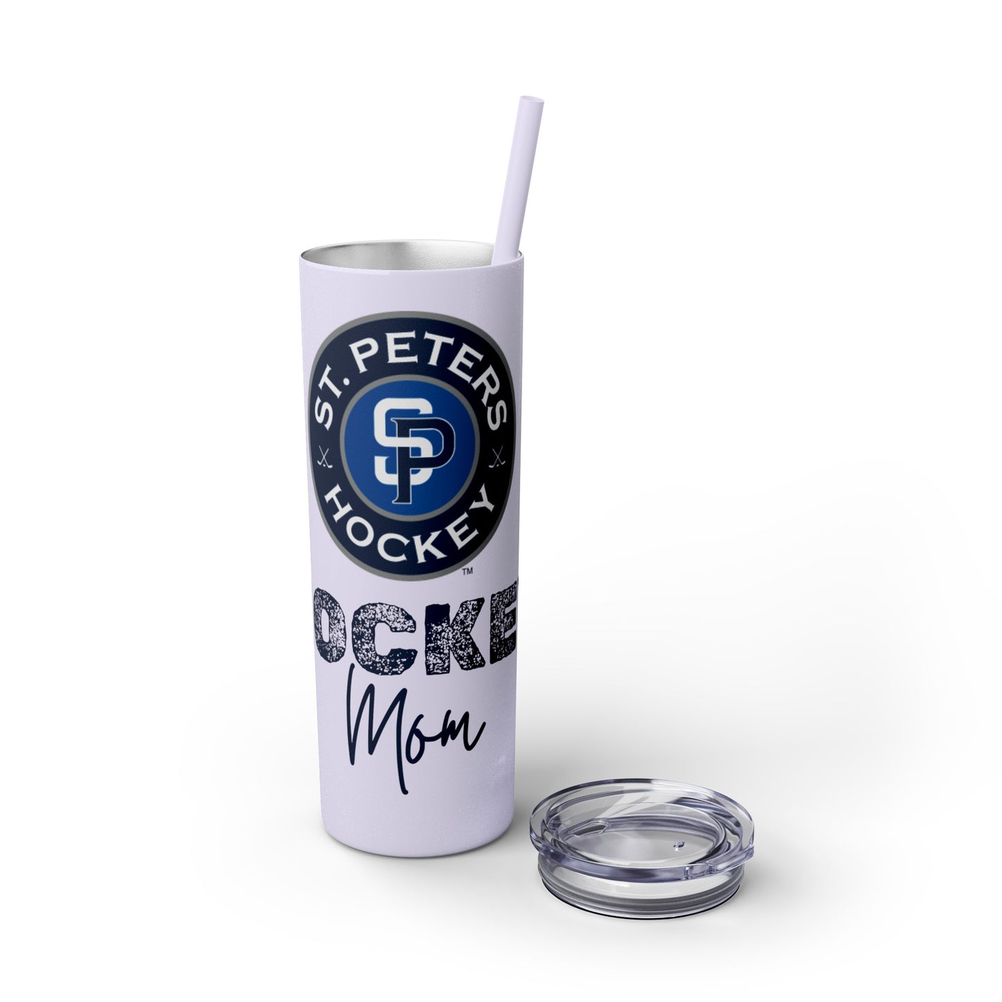 Hockey Mom STP Hockey Club - Skinny Tumbler with Straw, 20oz