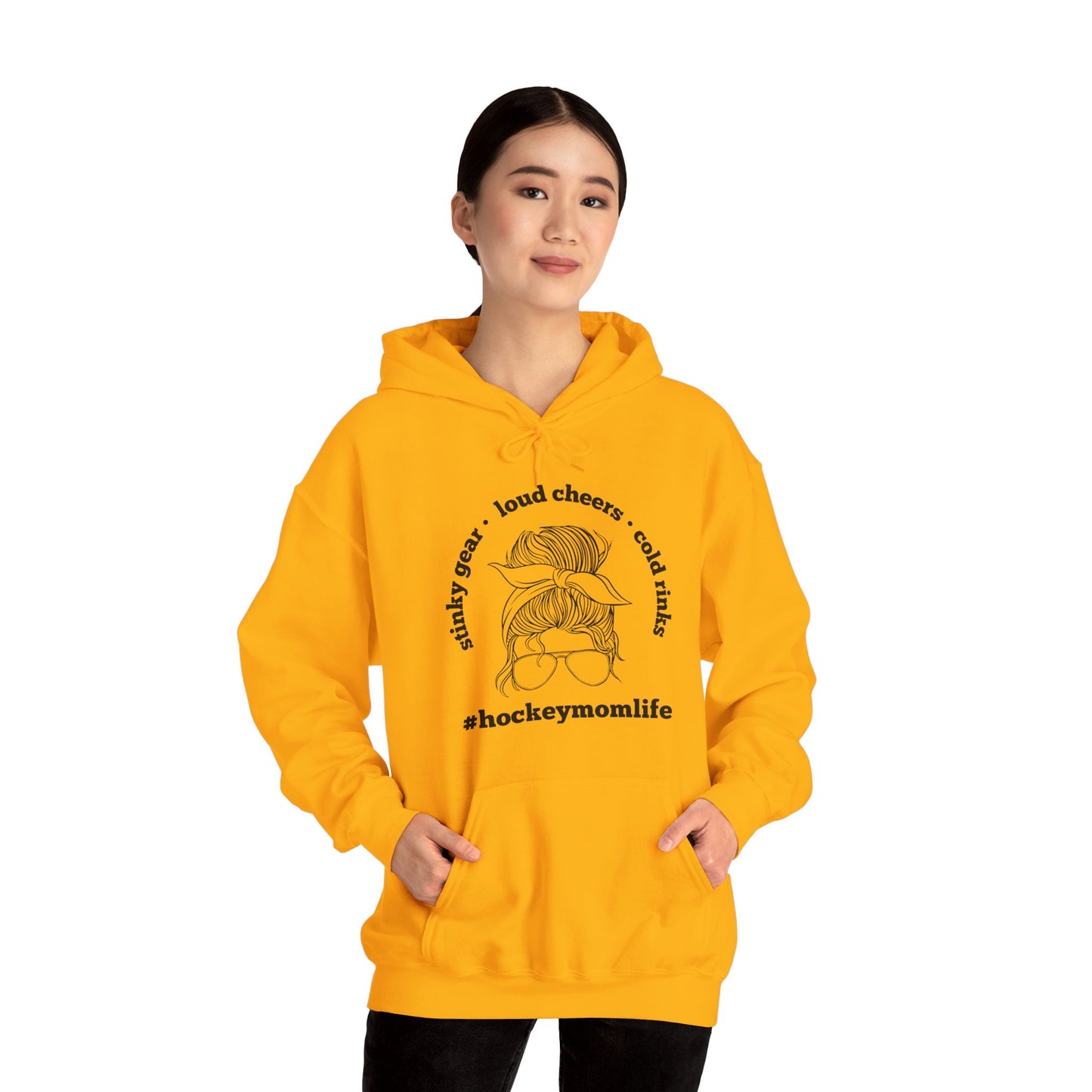 #hockeymomlife Hoodie - Unisex Heavy Blend™ Hooded Sweatshirt